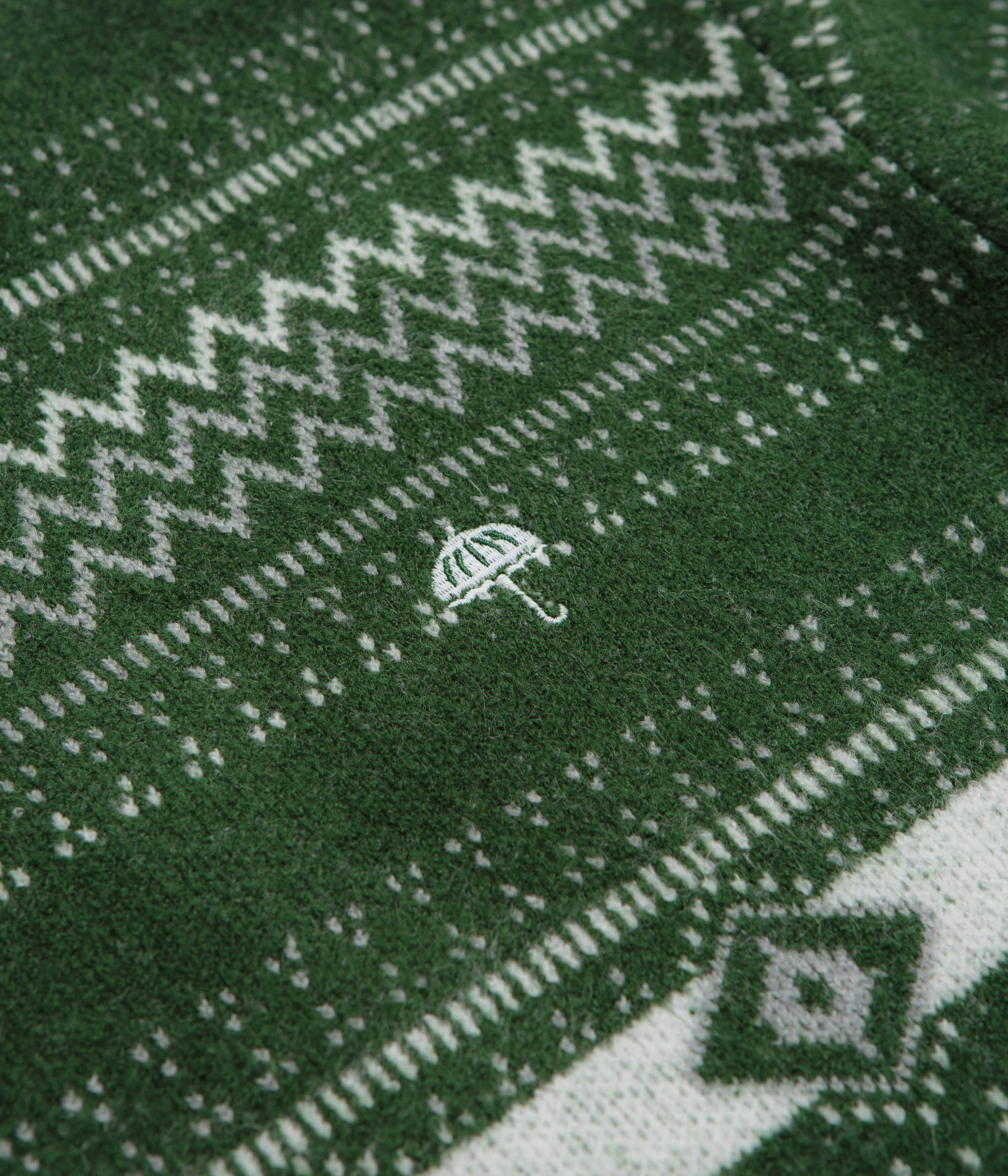 Helas Chalet Crewneck Sweatshirt - Green Cold-Weather Ready