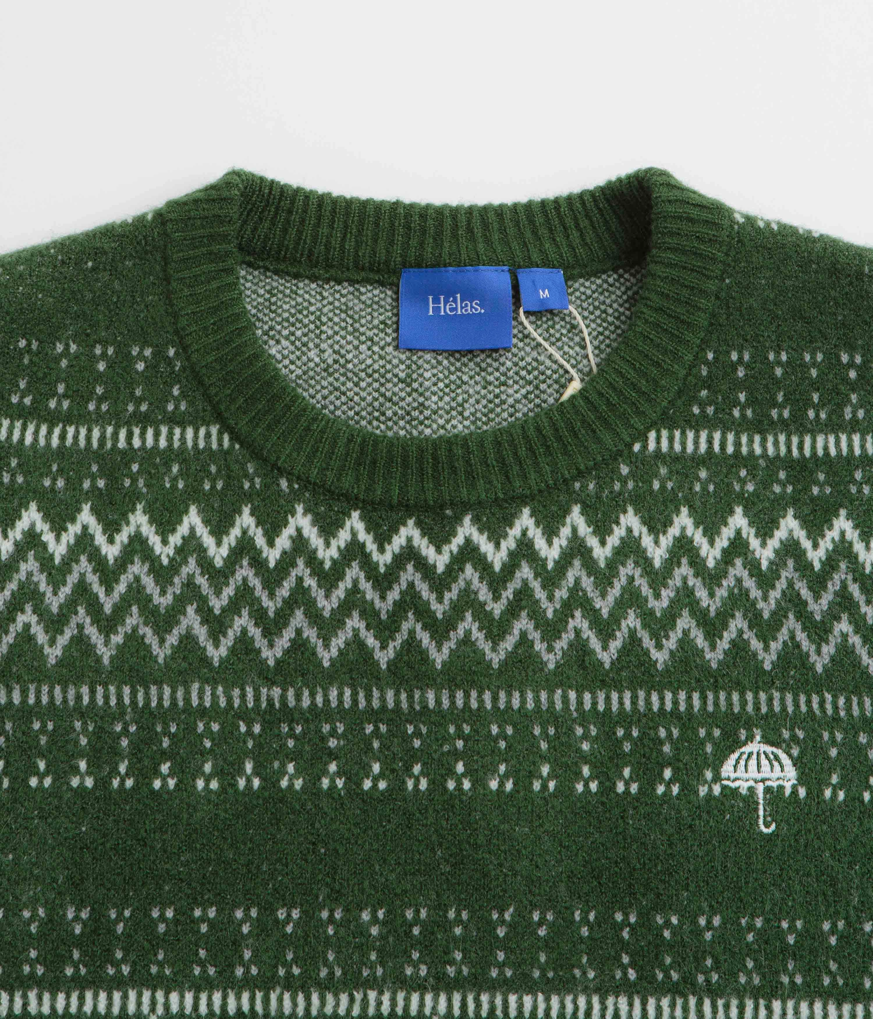 Eco Friendly Material Helas Chalet Crewneck Sweatshirt - Green