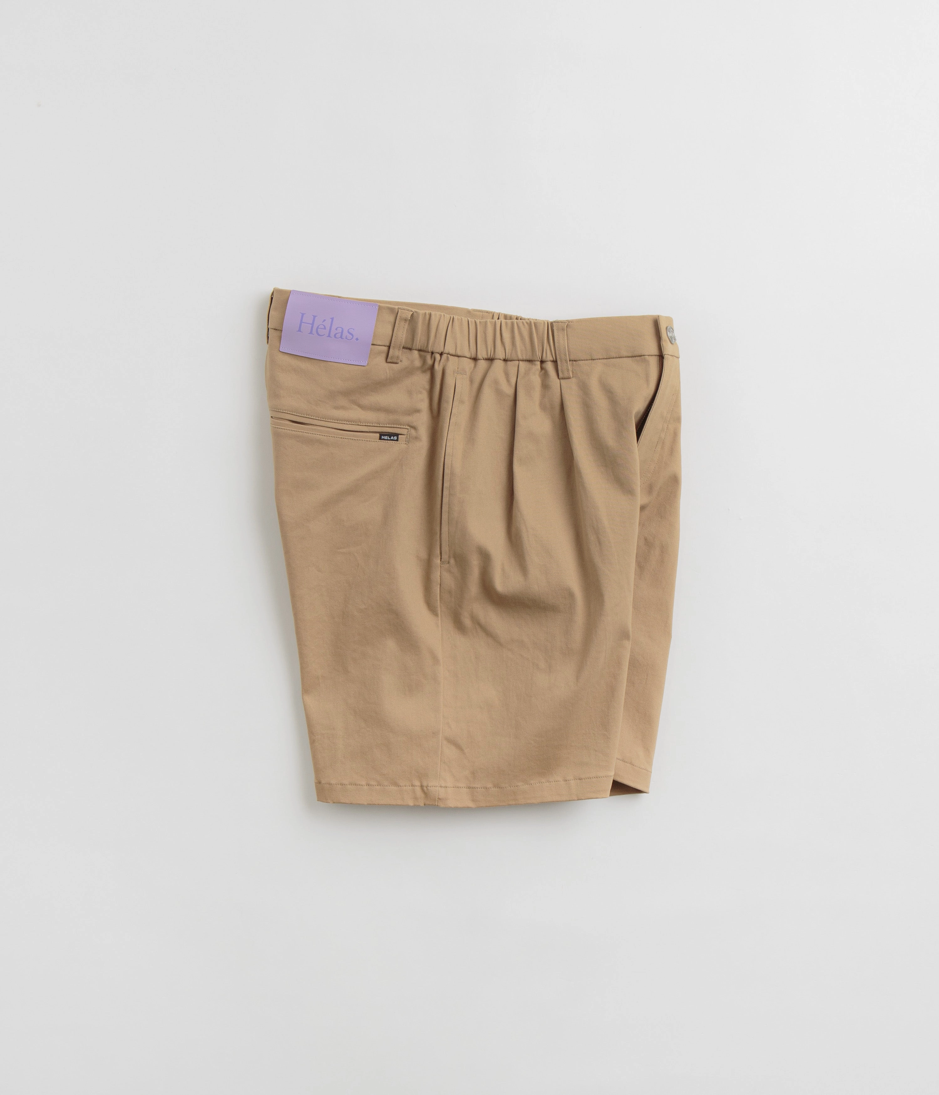 Weekend Outing Helas Classic Pince Shorts - Beige