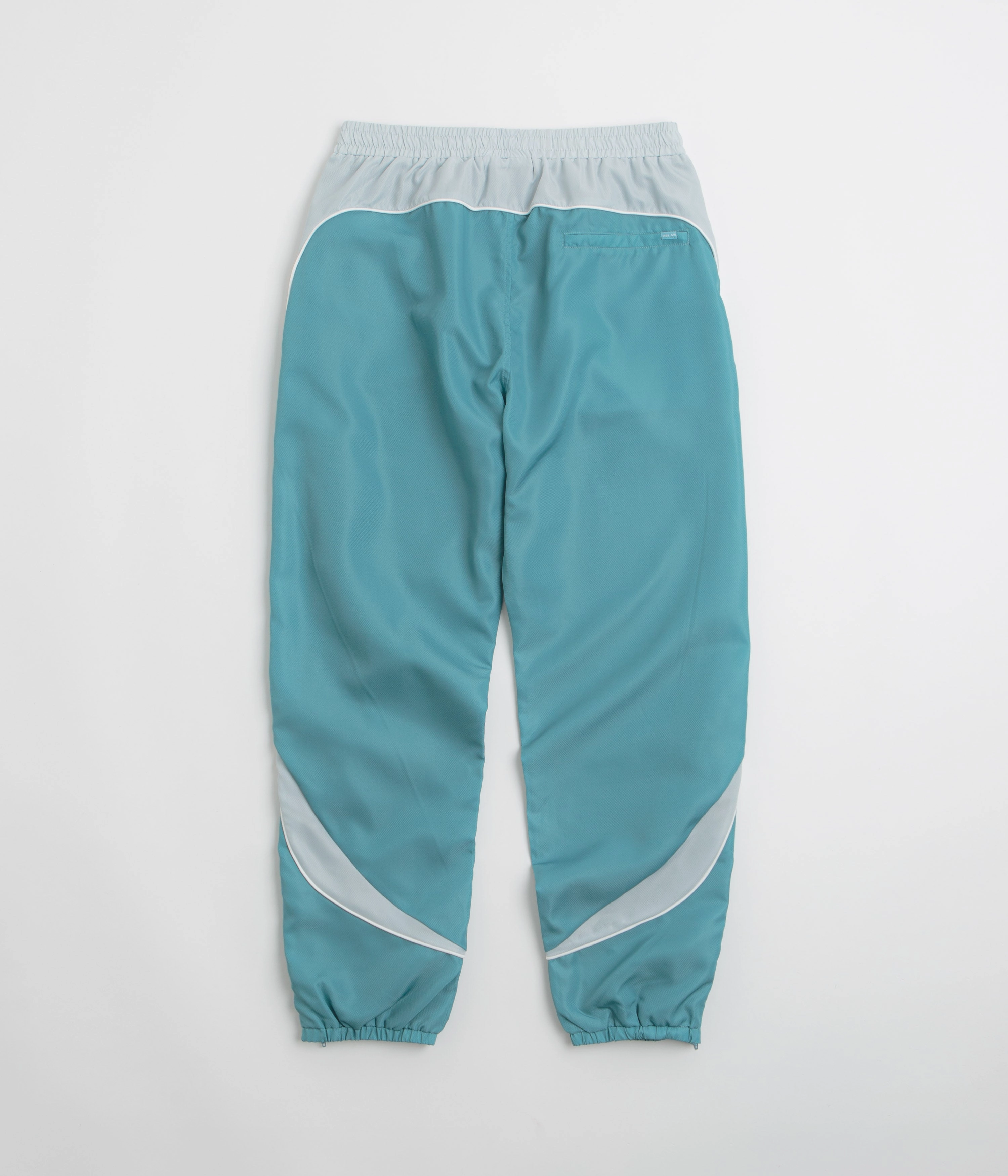 Helas Compete Tracksuit Pants - Grey / Blue Movement Ease