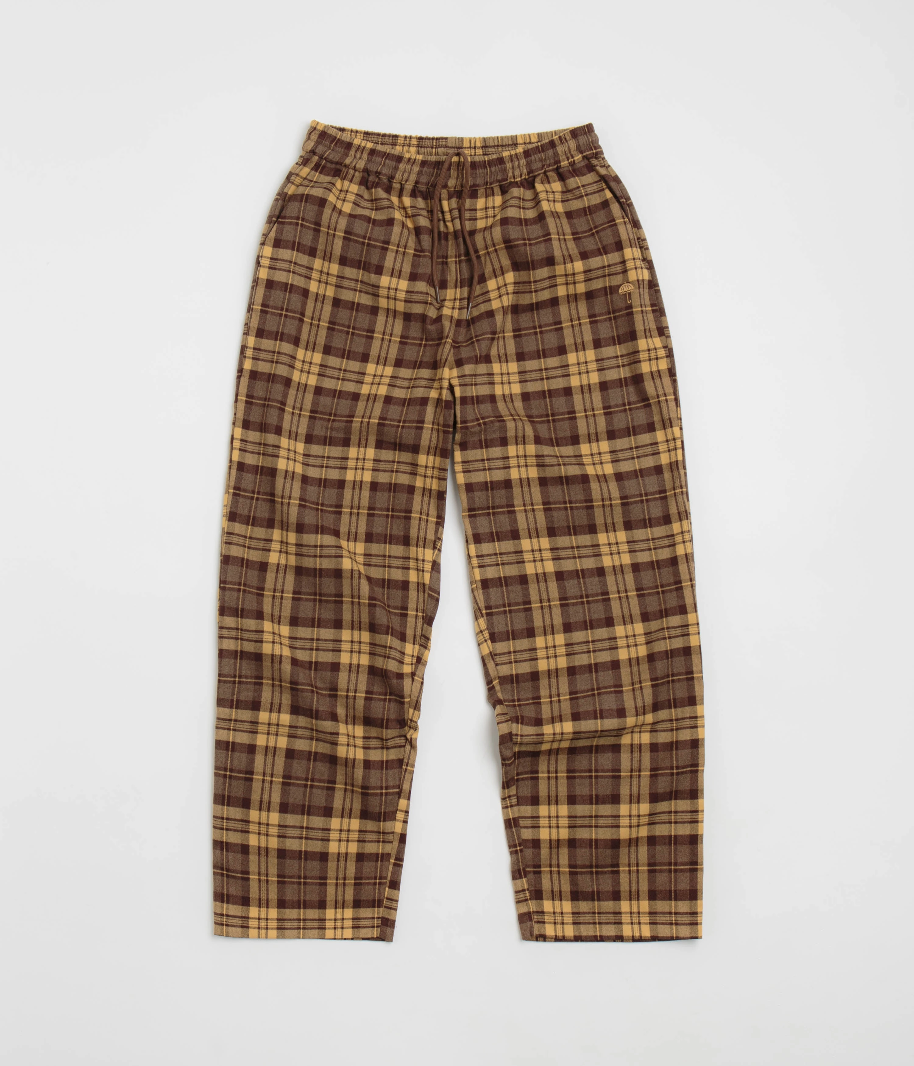 All Day Comfort Fit Travel Wear Helas Flaner Pants - Brown
