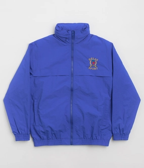 Sleek Layer Look Quick Release Fasteners Helas Helas Sport Tracksuit Jacket - Blue