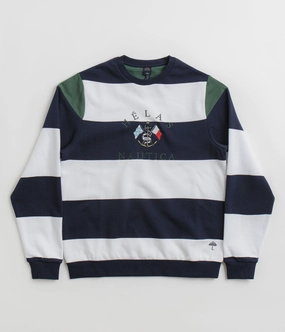 Helas x Nautica Crewneck Sweatshirt - Navy / White Snuggle Fit