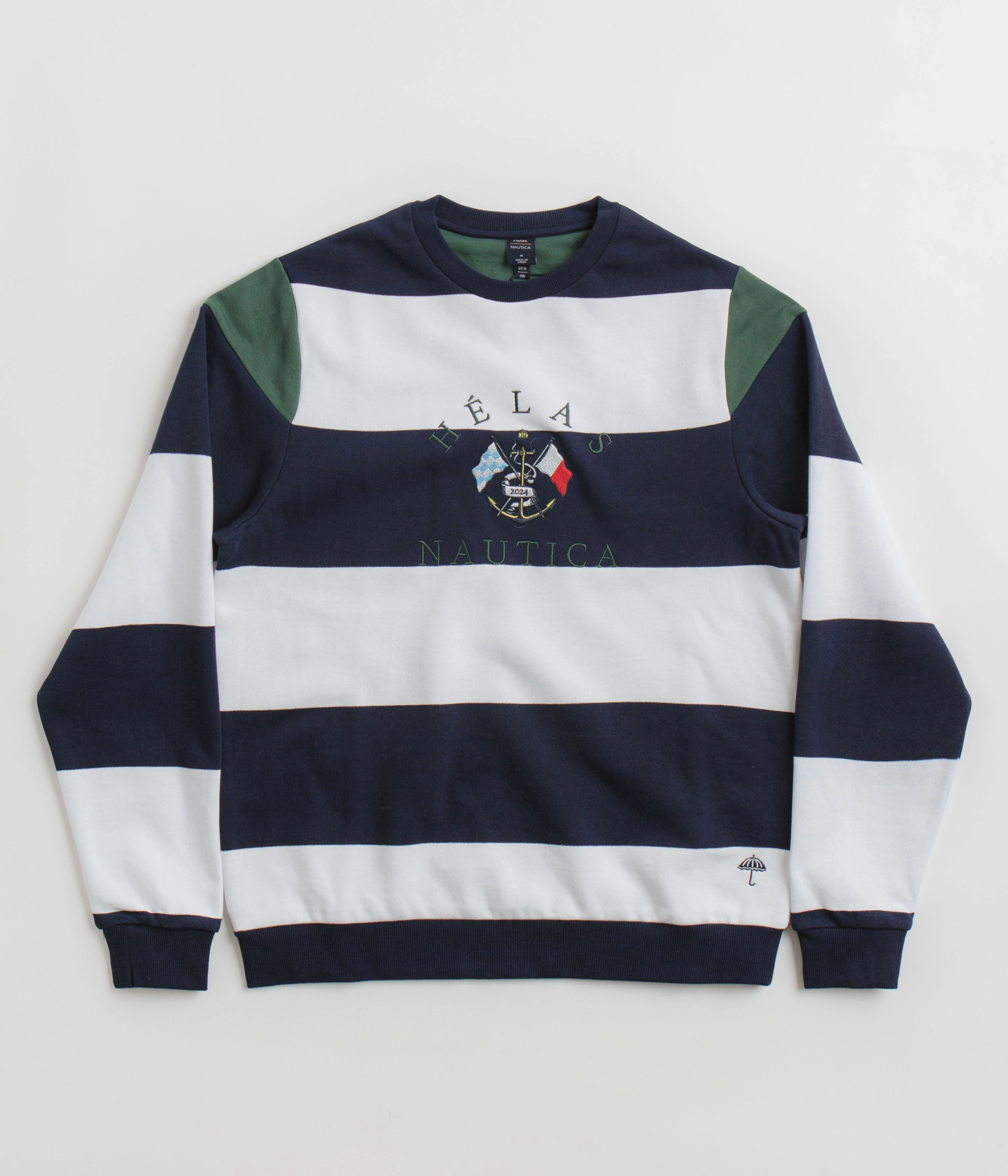 Helas x Nautica Crewneck Sweatshirt - Navy / White Snuggle Fit
