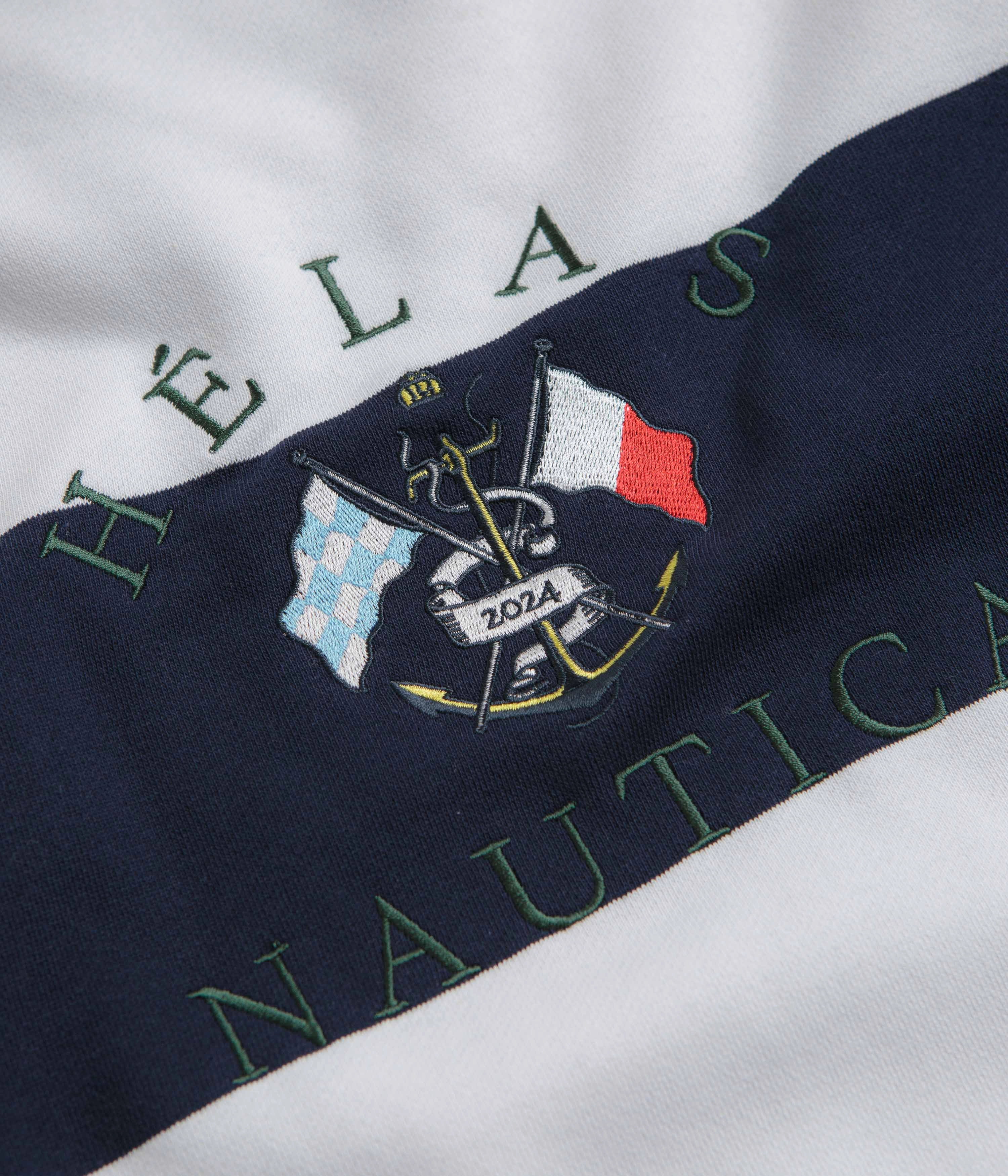 Helas x Nautica Crewneck Sweatshirt - Navy / White Casual Comfort Layered Fashion
