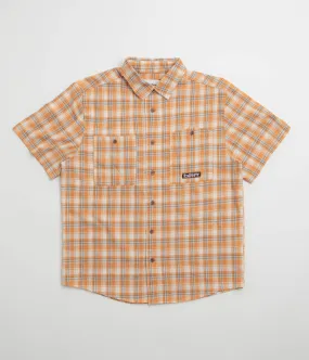 Breathable Layer Neutral Colors Butter Goods Asymmetrical Short Sleeve Shirt - Mustard