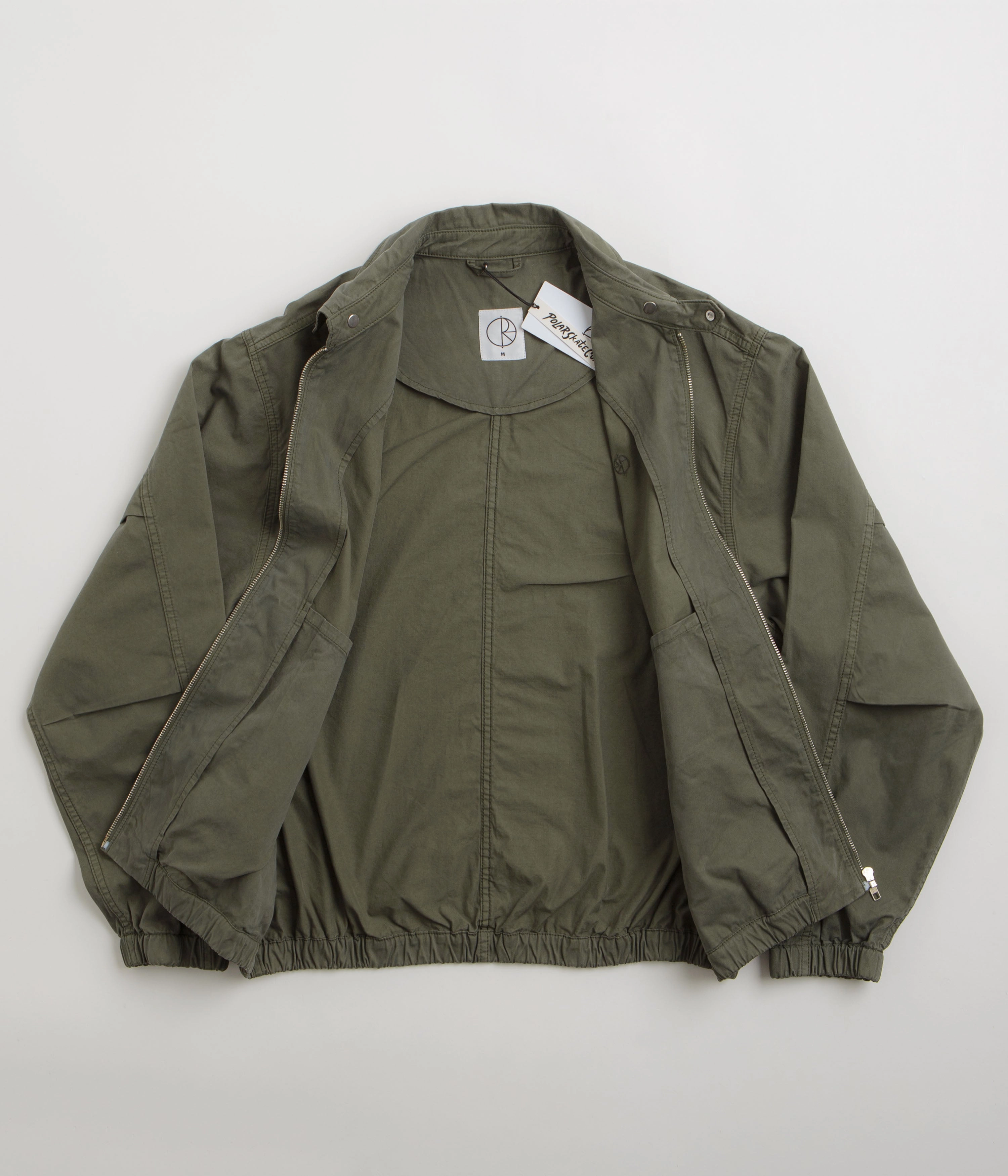 Polar Nick Jacket  - Grey Green Abrasion Resistant Edging