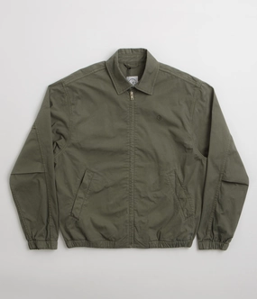 Polar Nick Jacket  - Grey Green Stripe Look Heavyweight Durability