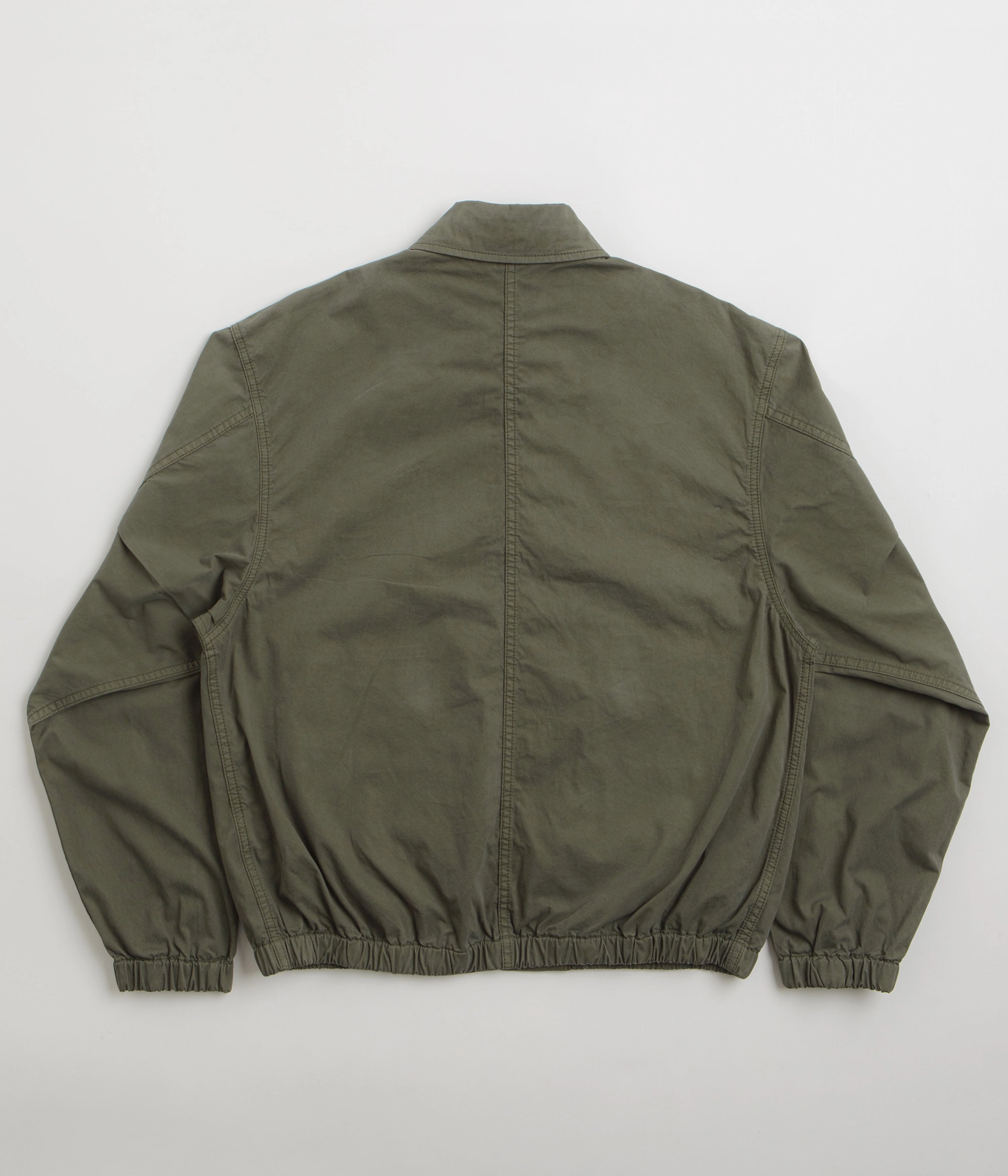 Polar Nick Jacket  - Grey Green Taped Seam Construction
