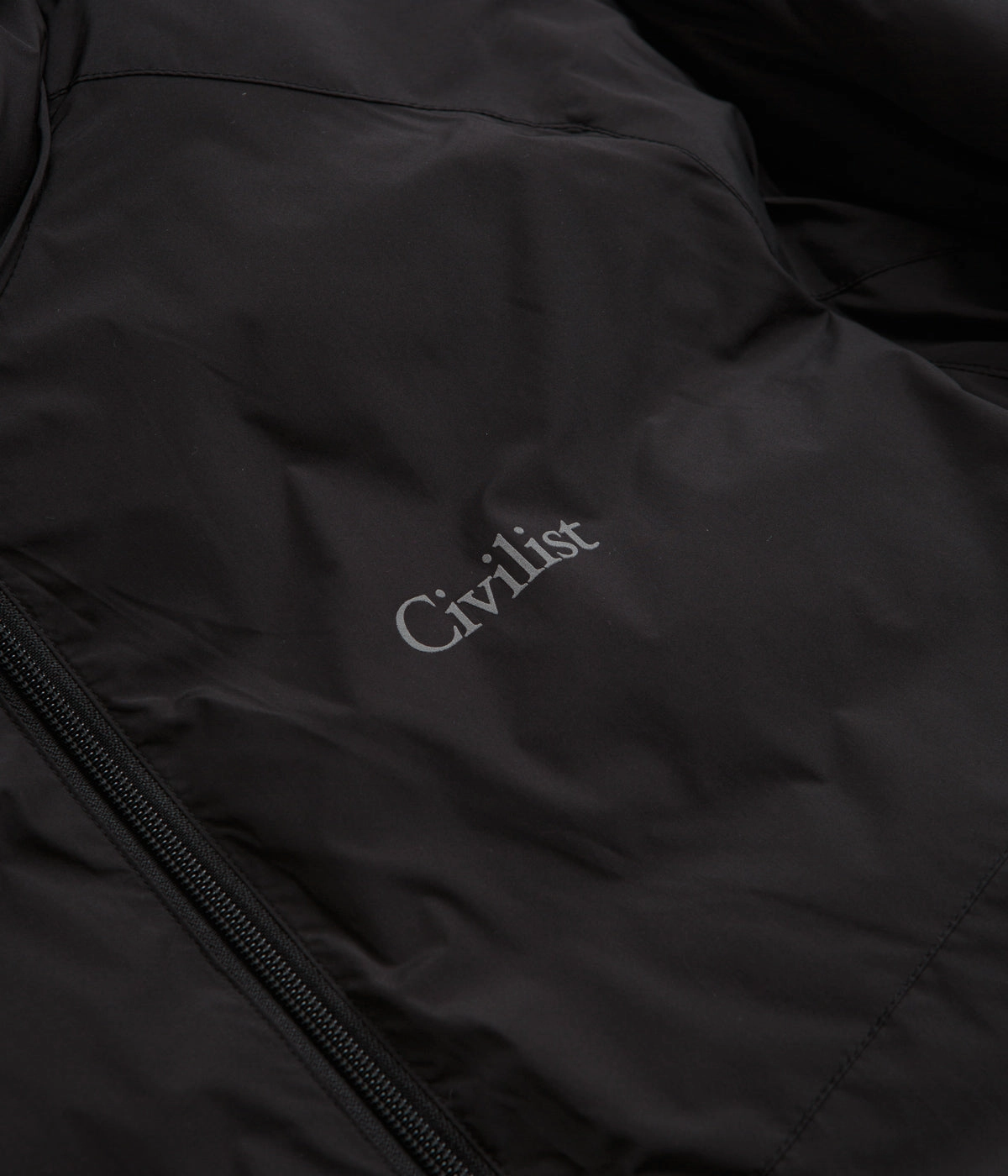 All Weather Adaptability No Roll Collar Technology Civilist Tech Puffer Jacket - Black