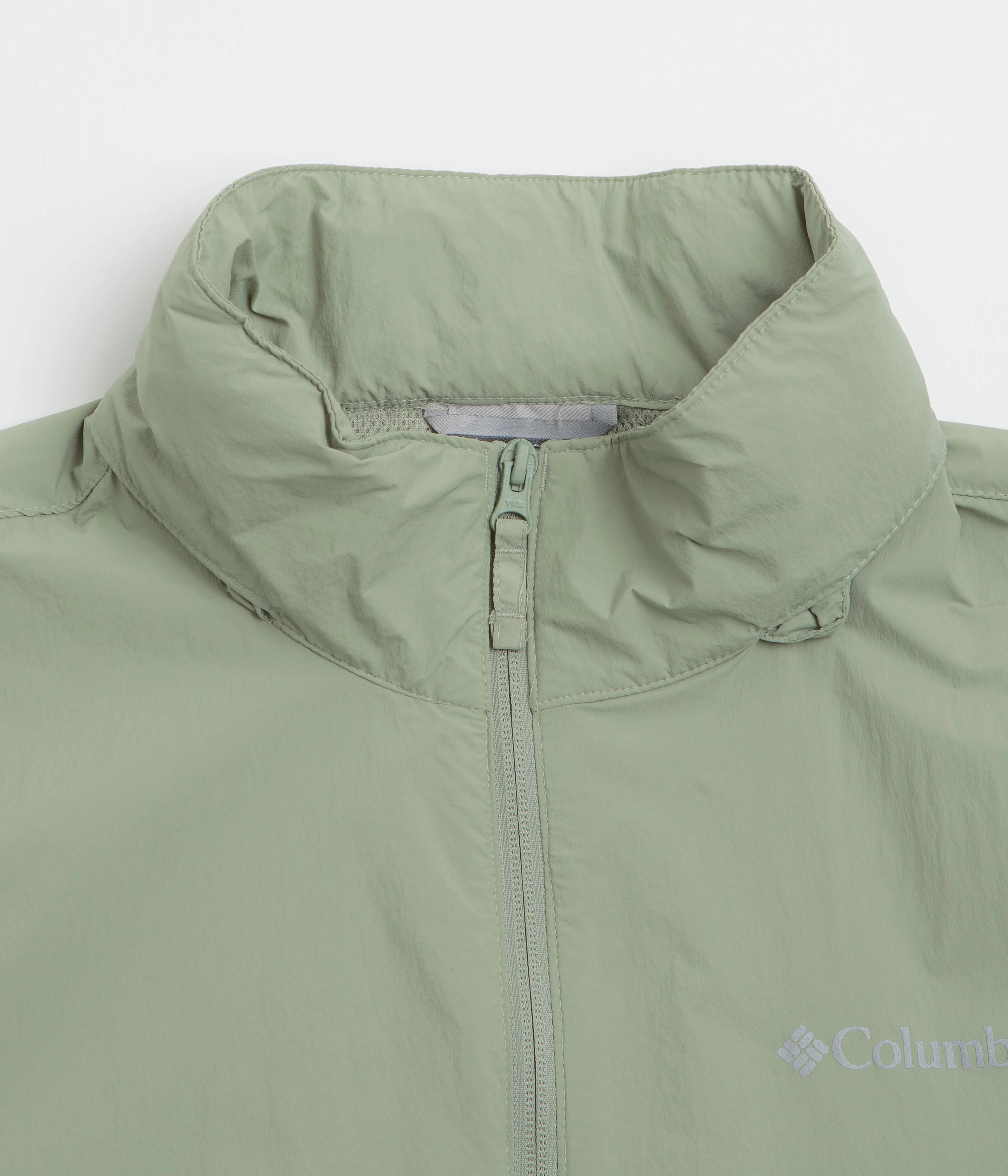 Flexible Insulation Columbia Loop Basin Windbreaker Jacket - Safari