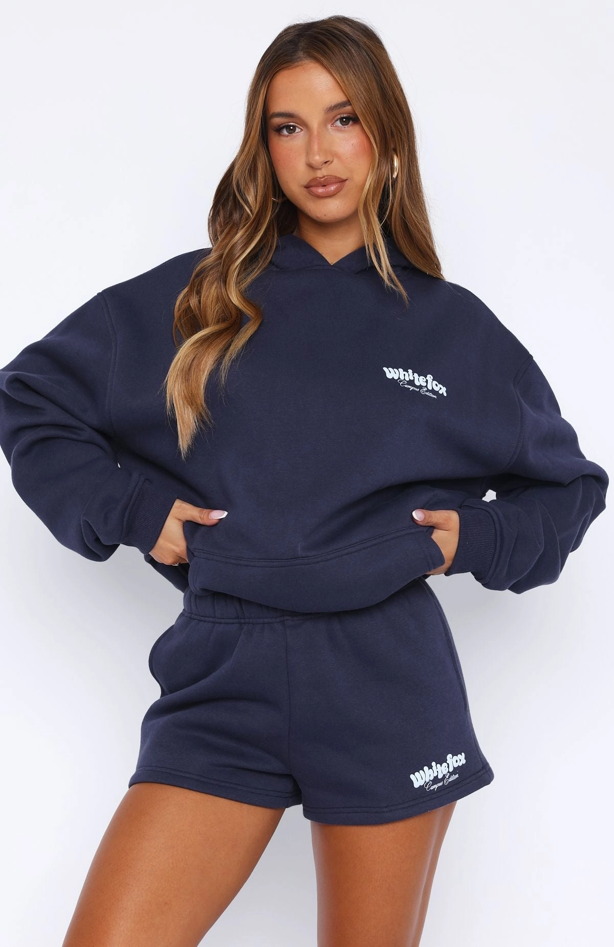 High Above Lounge Shorts Navy All Season Cozy Look