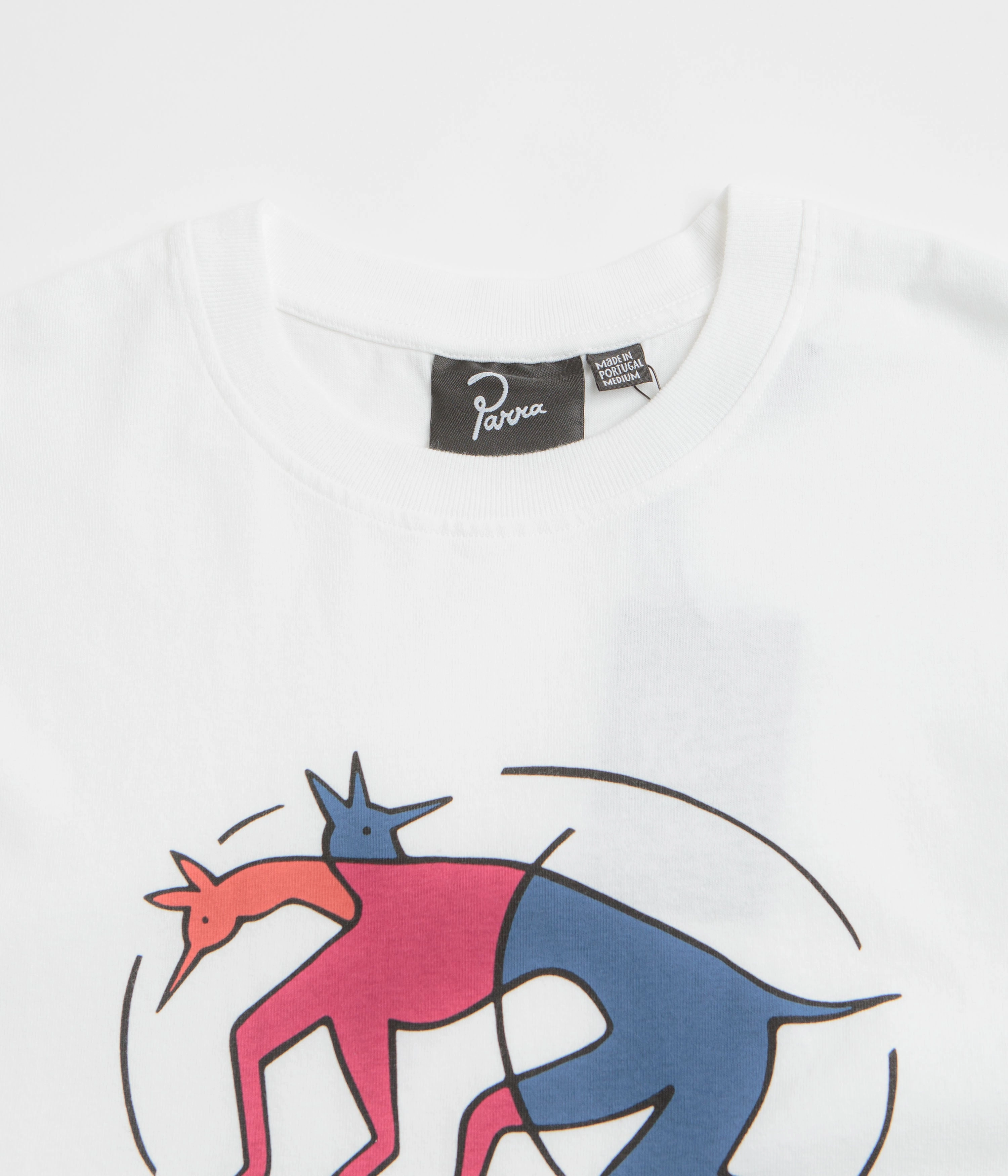 Leisure Casual by Parra The Zoomies T-Shirt - White