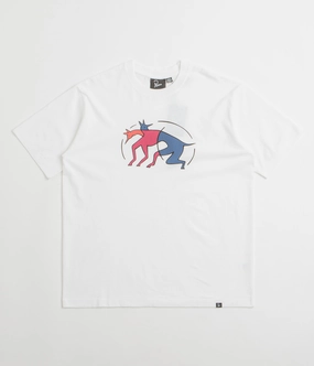 Trendy Wearable by Parra The Zoomies T-Shirt - White