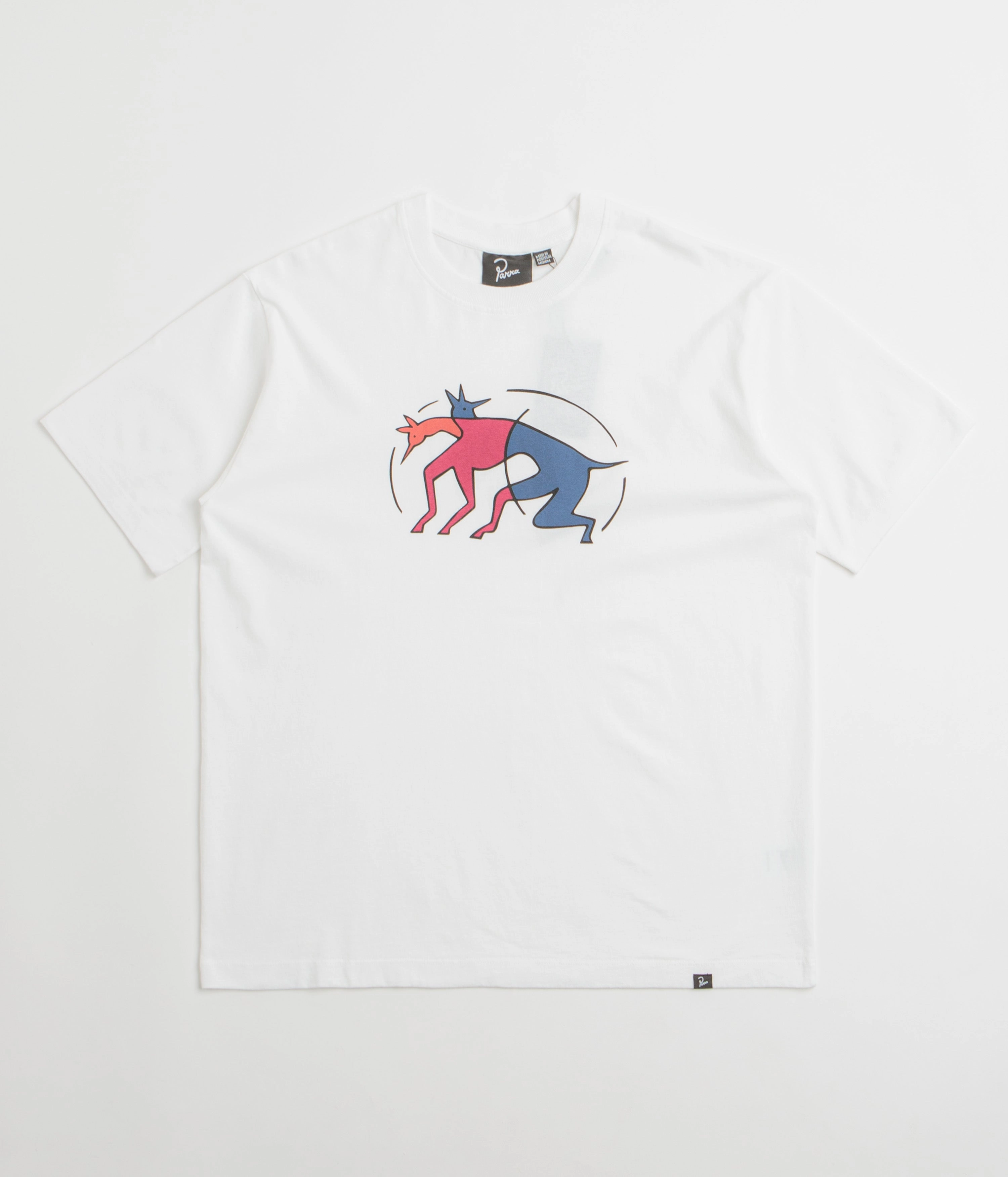 Trendy Wearable by Parra The Zoomies T-Shirt - White