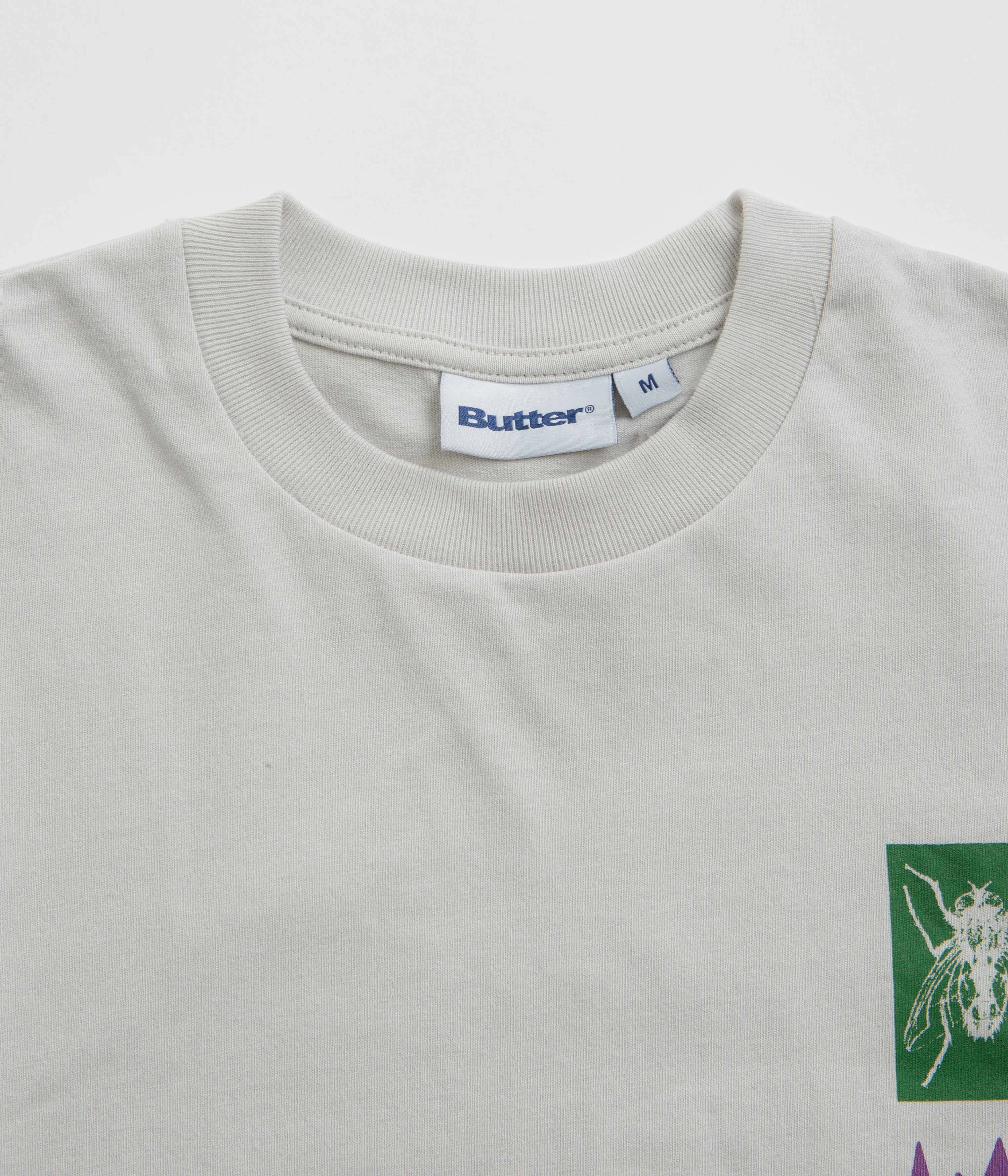 Butter Goods Nature Study T-Shirt - Cement Streetwear Style