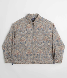 ErgonomicSleeveCut Flexible Fit Wear Howlin' Boxy Swing Fantasy Jacket - Sand Psych Paisley