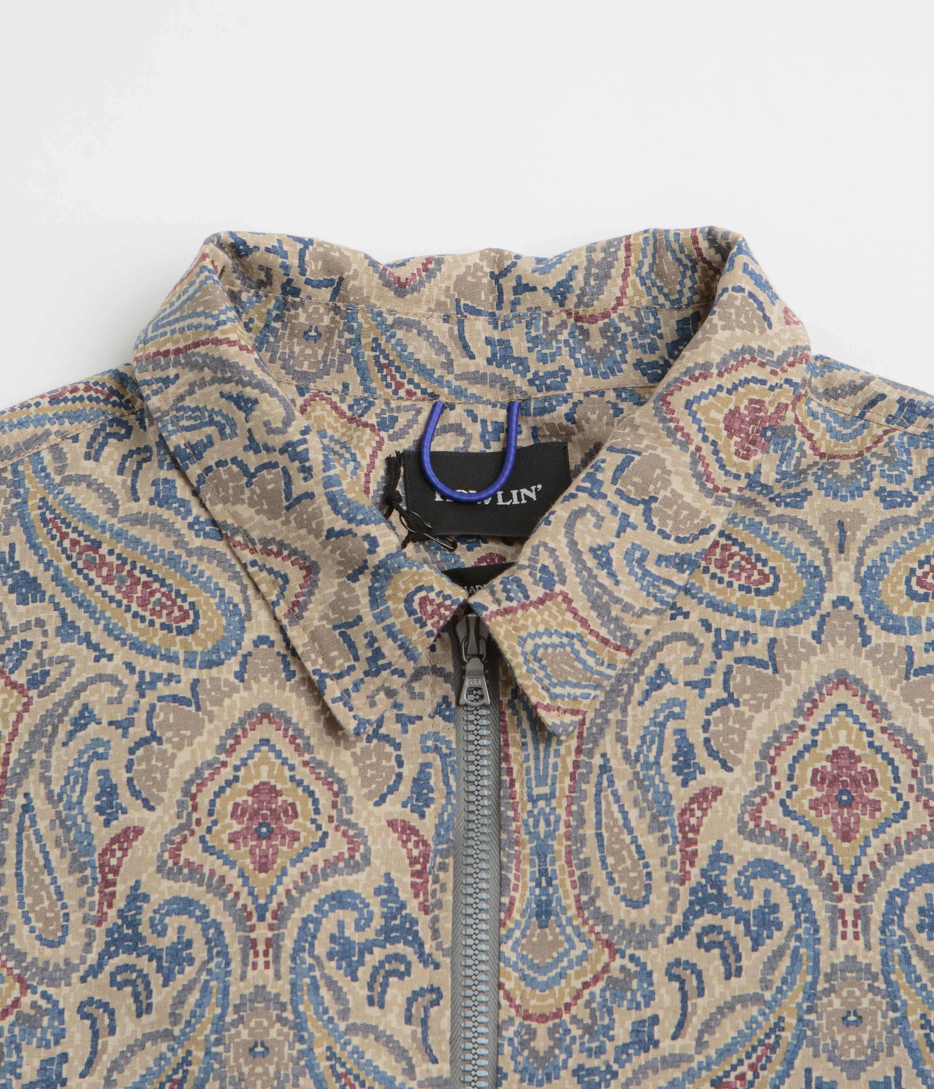 Howlin' Boxy Swing Fantasy Jacket - Sand Psych Paisley Ultra Lightweight Design Slip Resistant Grip