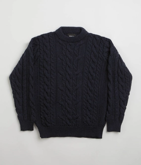 Howlin' Forbidden Dreams Sweatshirt - Navy Modern Knitwear Soft And Comfortable