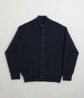 Howlin' Four Eyes Cardigan - Navy Ultra Soft Merino Blend