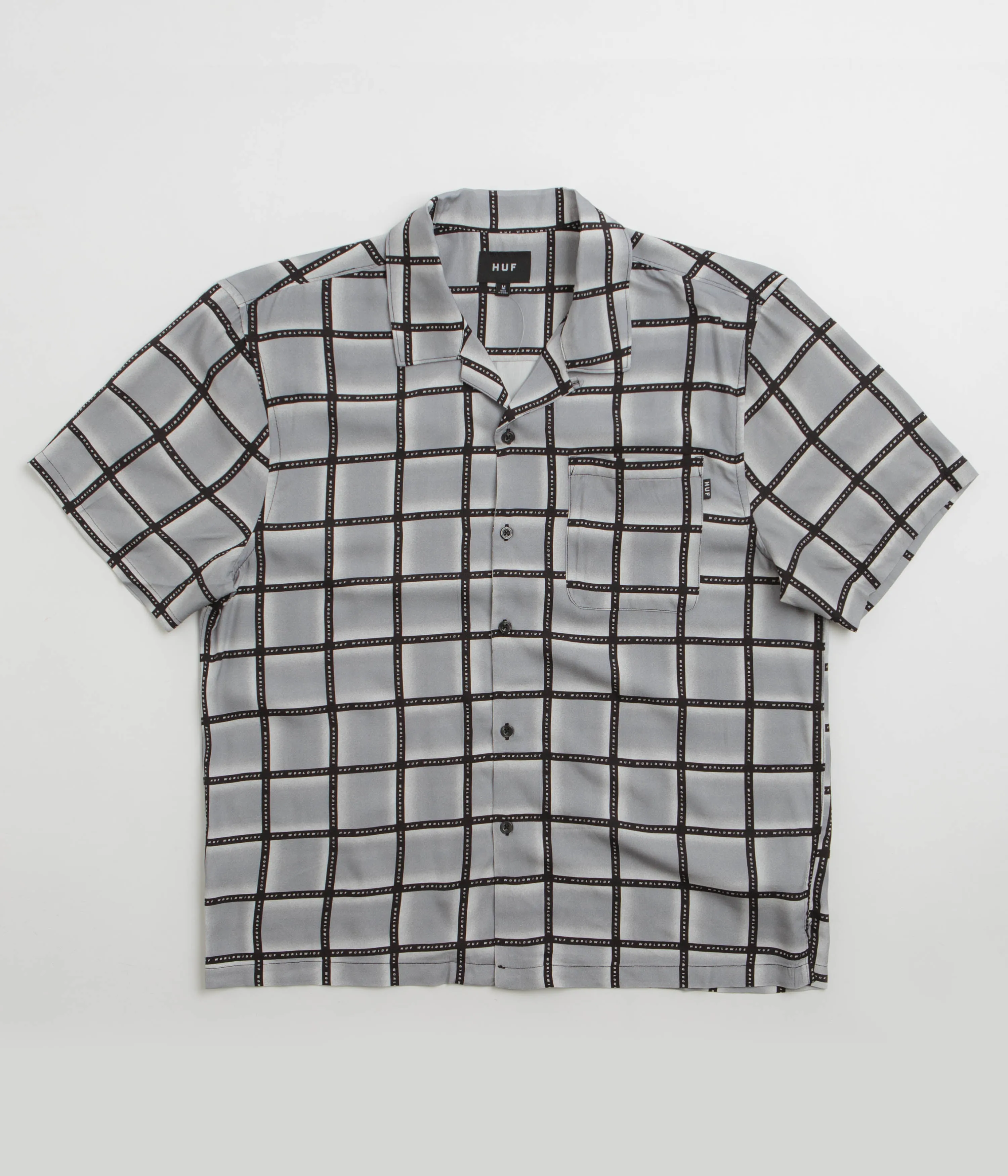 HUF Flynn Short Sleeve Resort Shirt - Black Comfort Wear