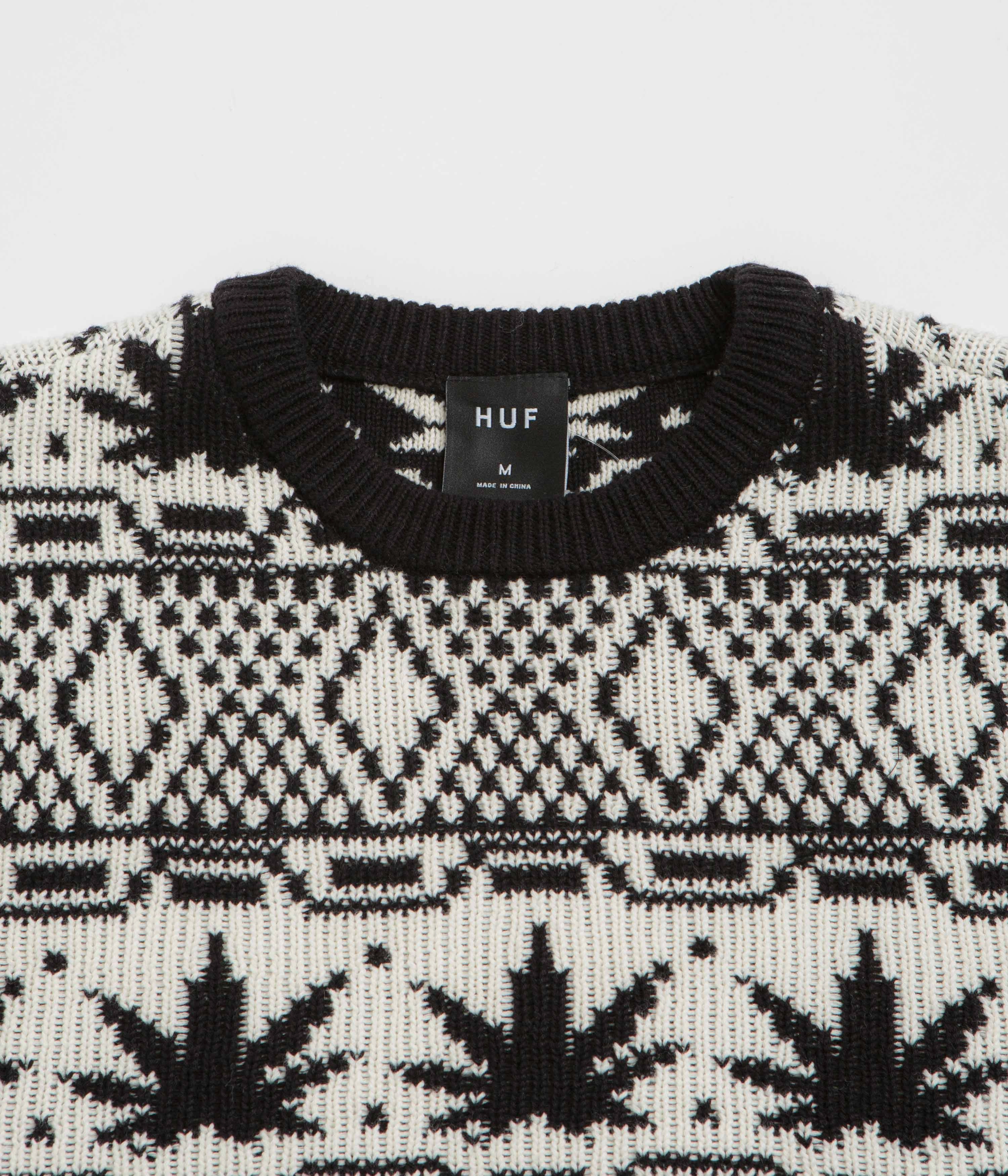HUF Apres Crewneck Sweatshirt - Natural Elegant Knit