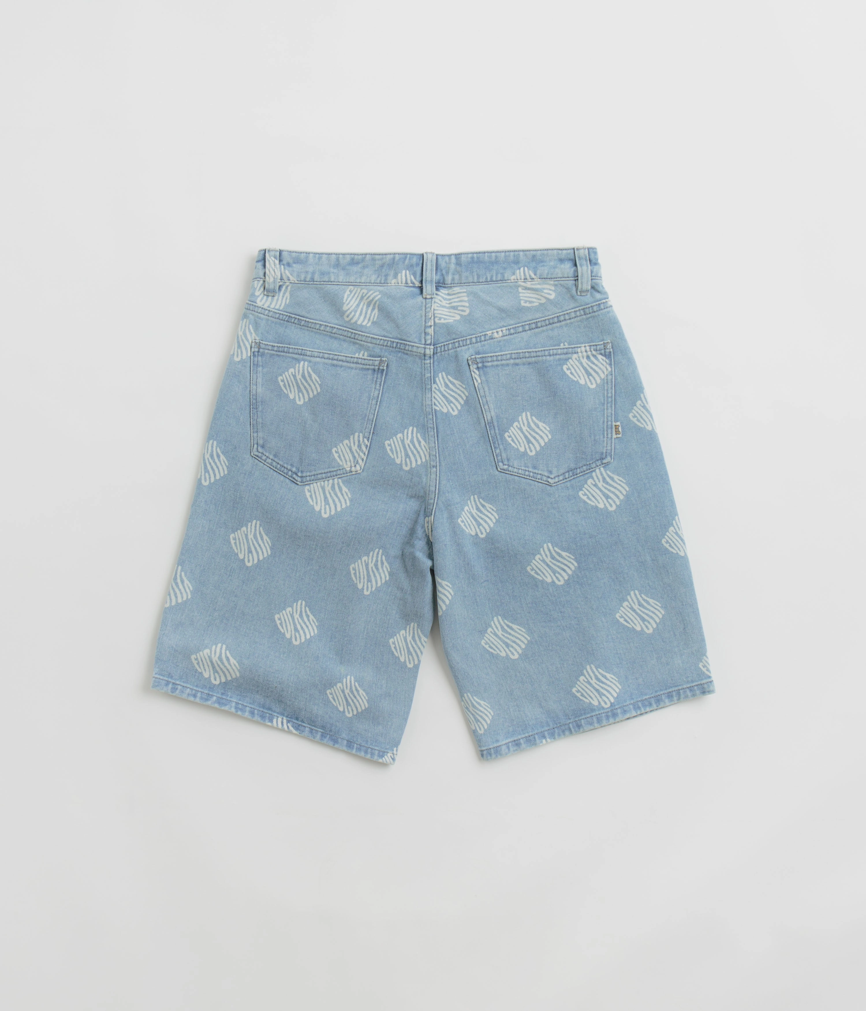 HUF Fuck It Cromer Shorts - Blue ethical fashion High Durability Weave