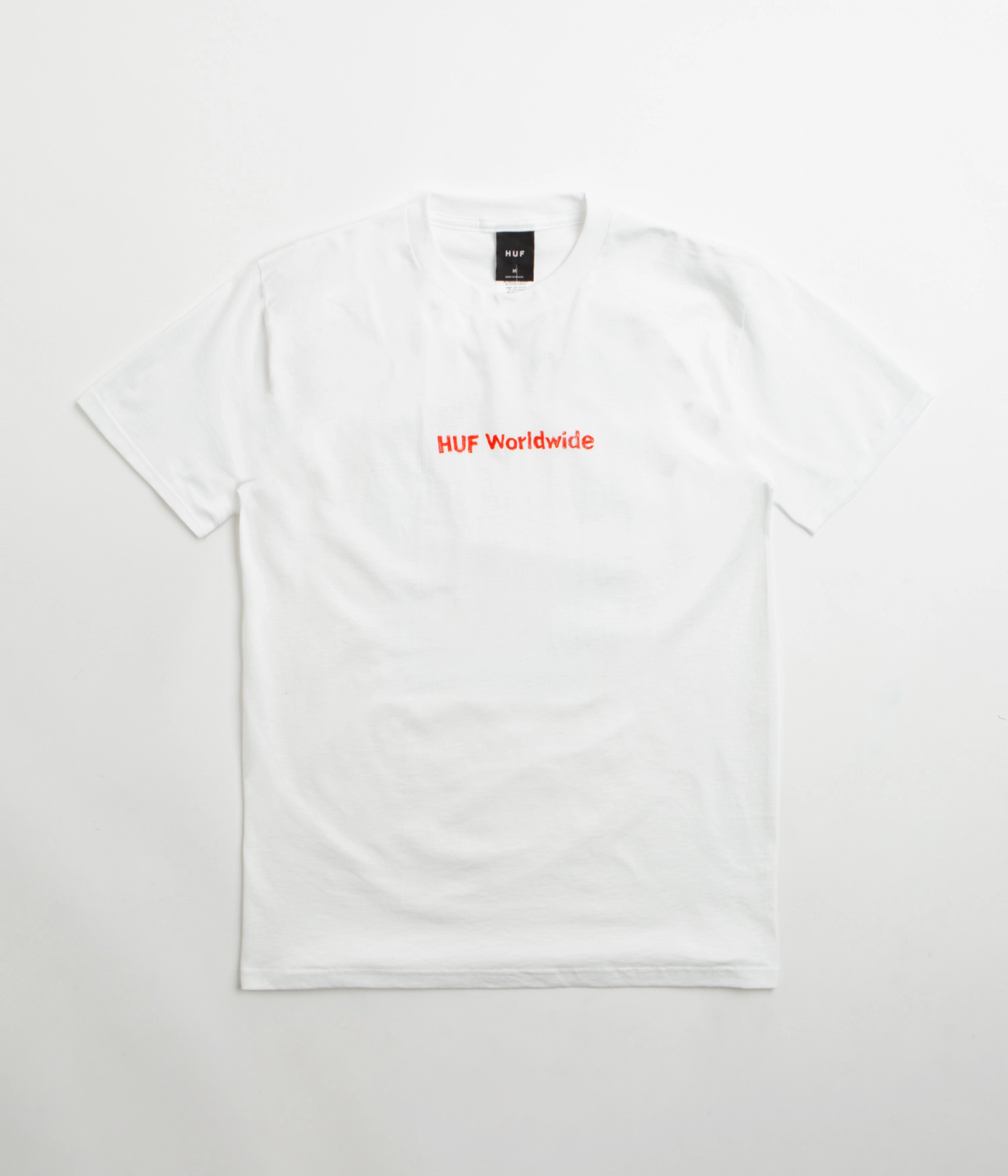 HUF Merida T-Shirt - White TearResistant Fabric NonIrritatingTags