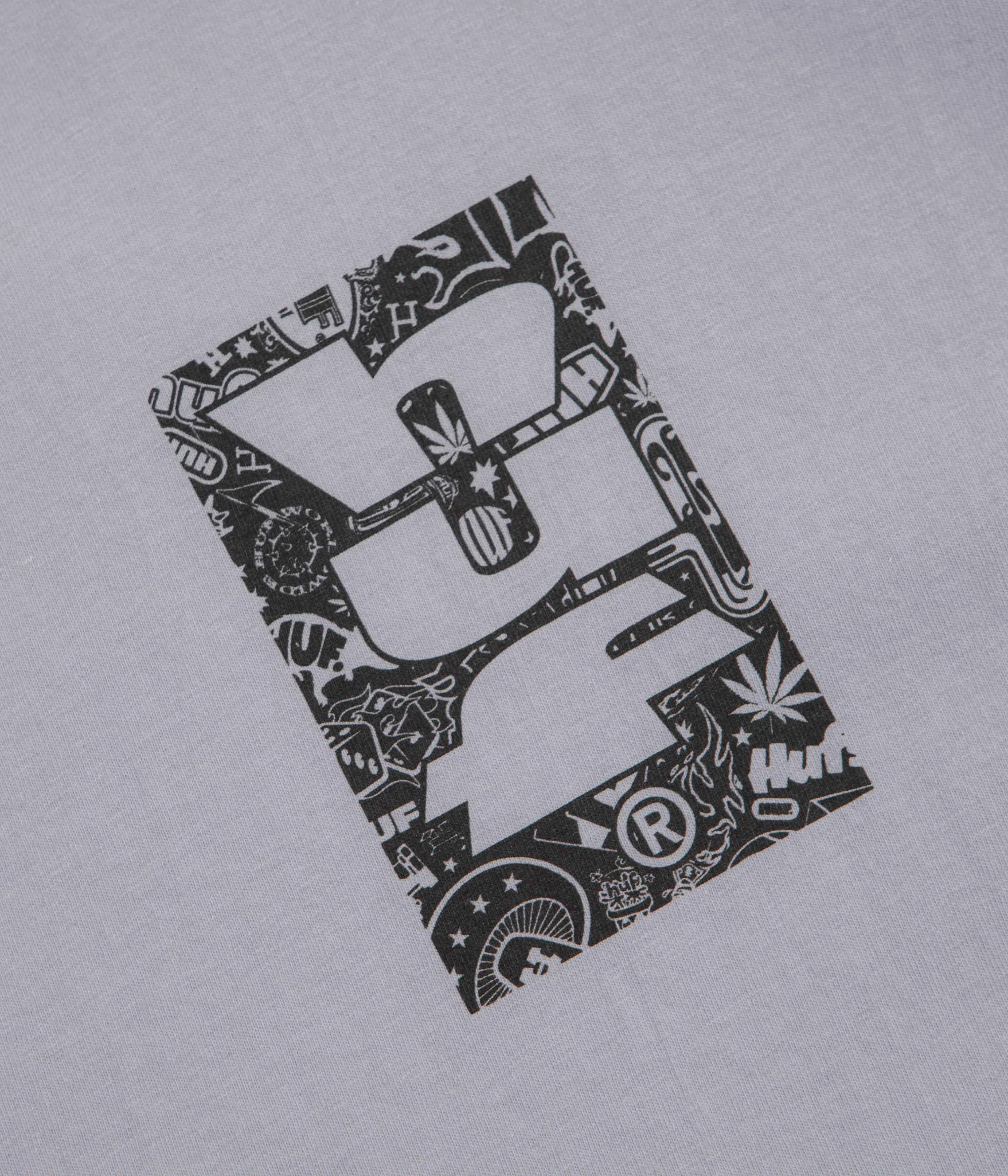Light Breeze HUF Metablast T-Shirt - Dust Purple