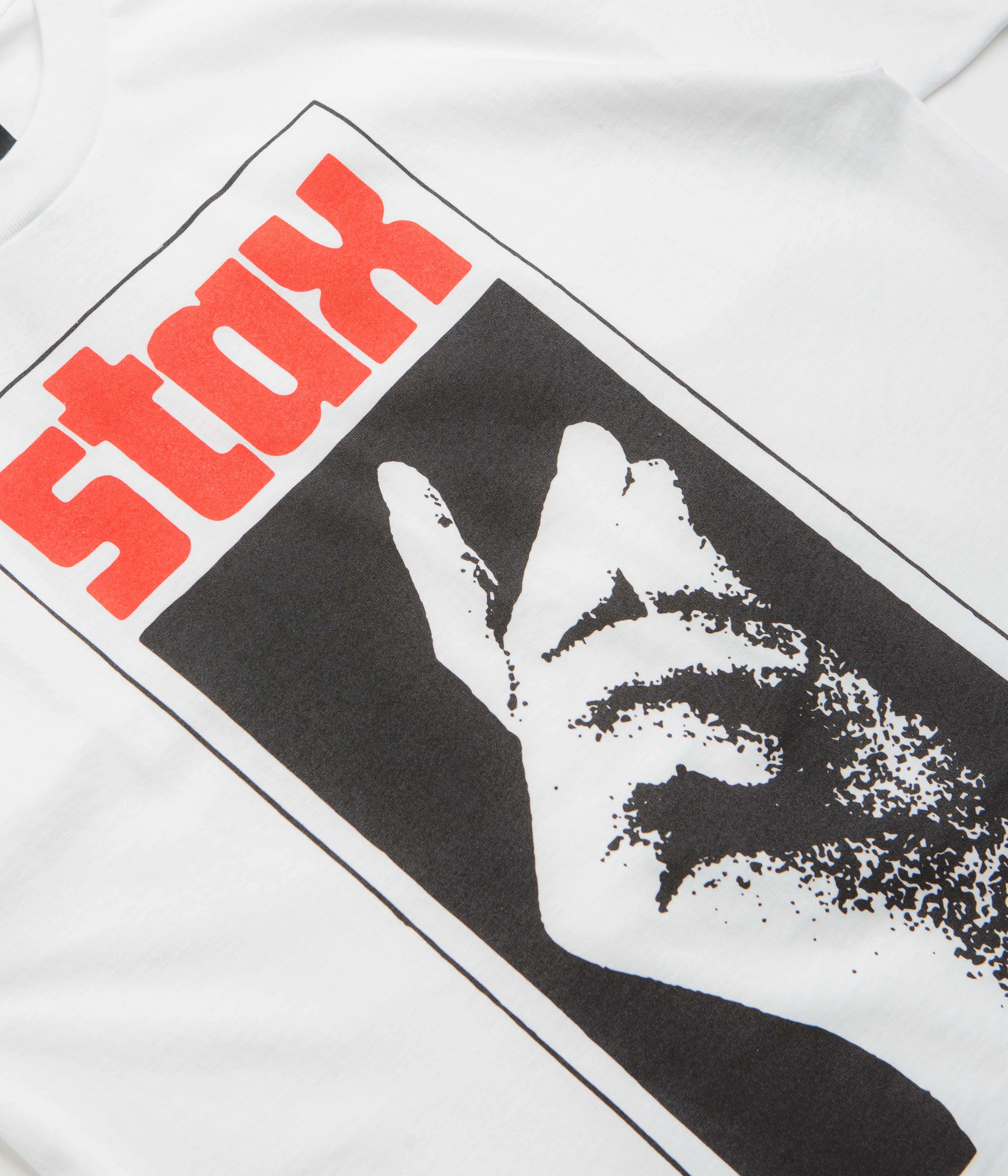 HUF Stax Snap T-Shirt - White Non Toxic Printing