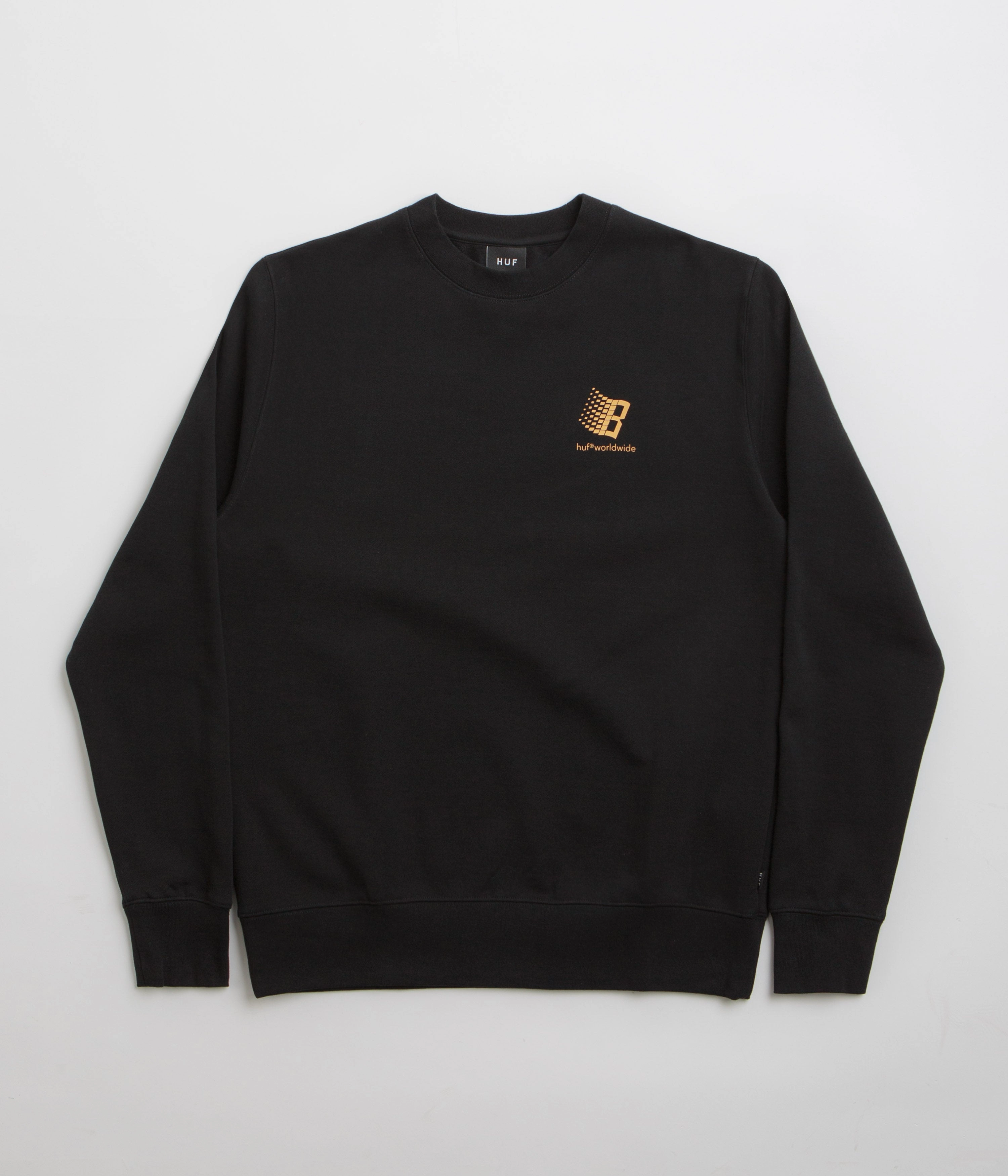 Versatile Comfort Winter Wear Essentials HUF x Bronze 56K Crewneck Sweatshirt - Black