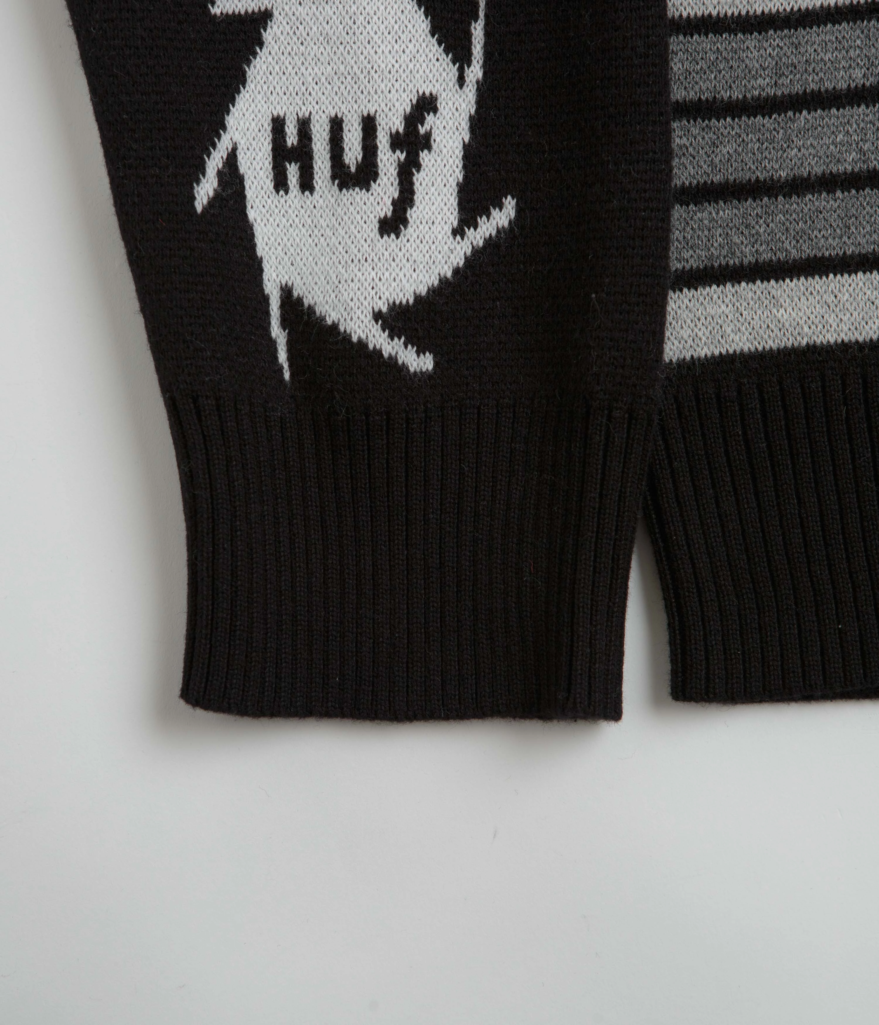 Winter Fashion Dynamic Ventilation Panels HUF x Kodak Dark Room Jacquard Knit Sweatshirt - Black