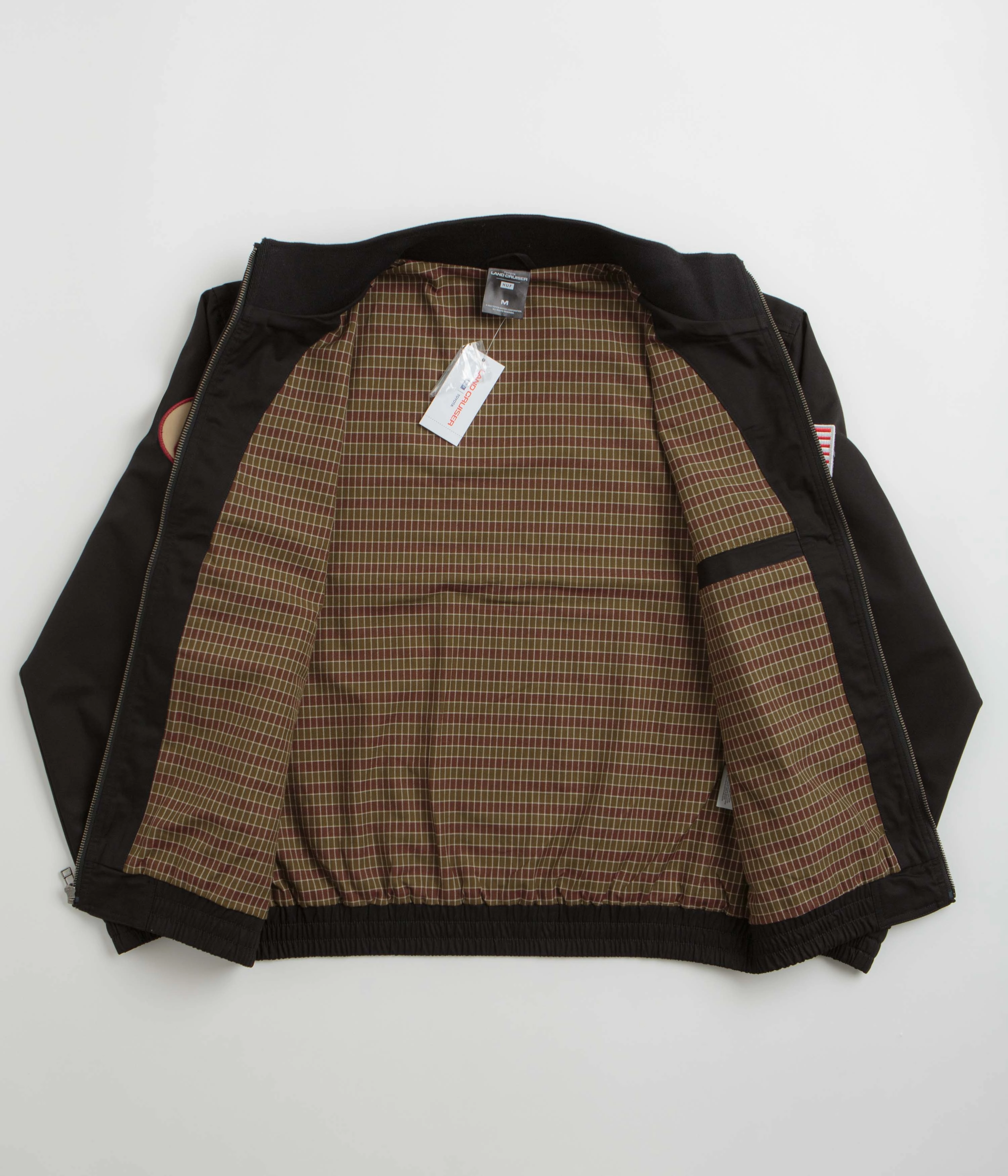 HUF x Toyota Overland Touring Jacket - Black Breathable Membrane Trendy Feel