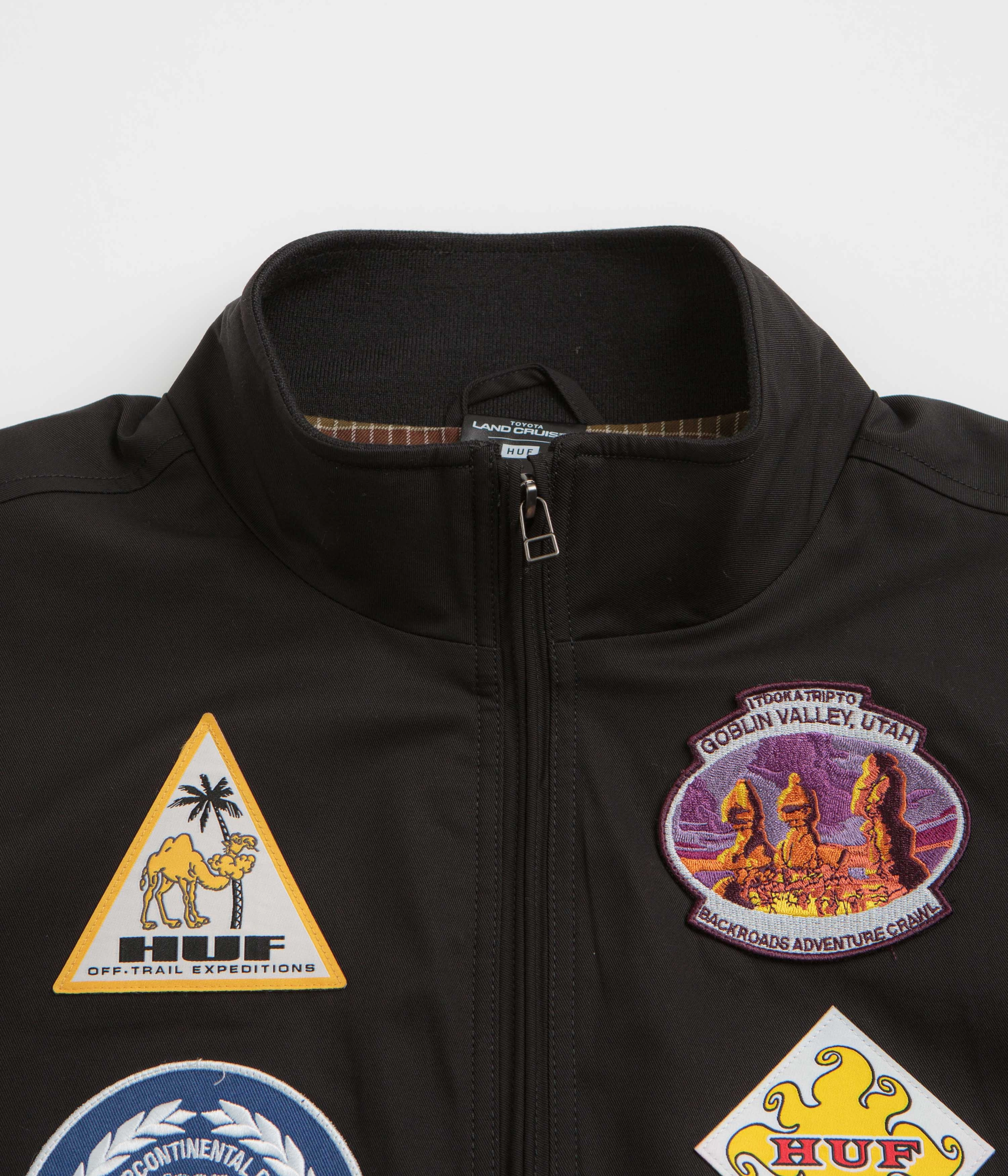 HUF x Toyota Overland Touring Jacket - Black Modular Layering Compatibility