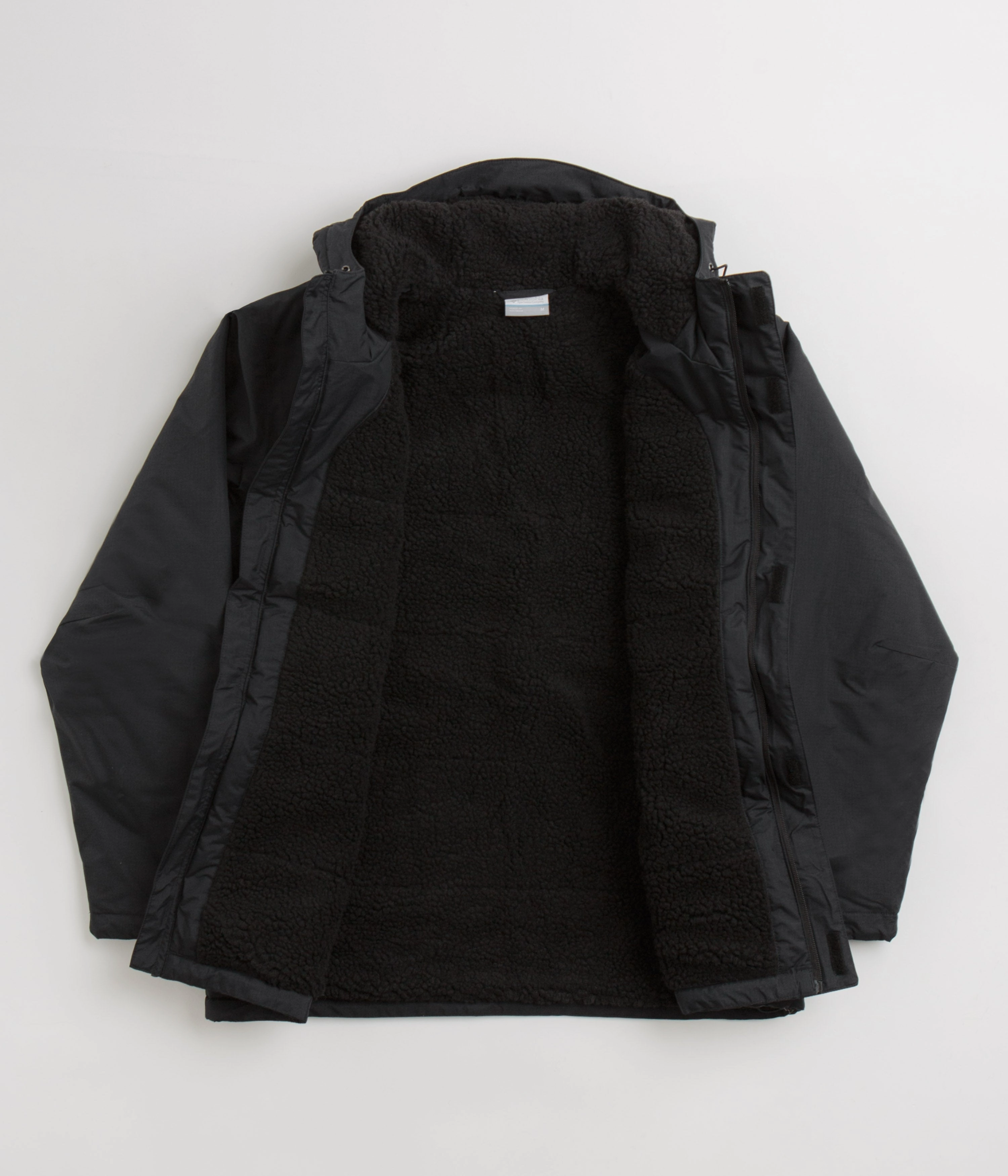 Mild Weather Layer City Ready Wear Columbia Landroamer Sherpa Lined Jacket - Black