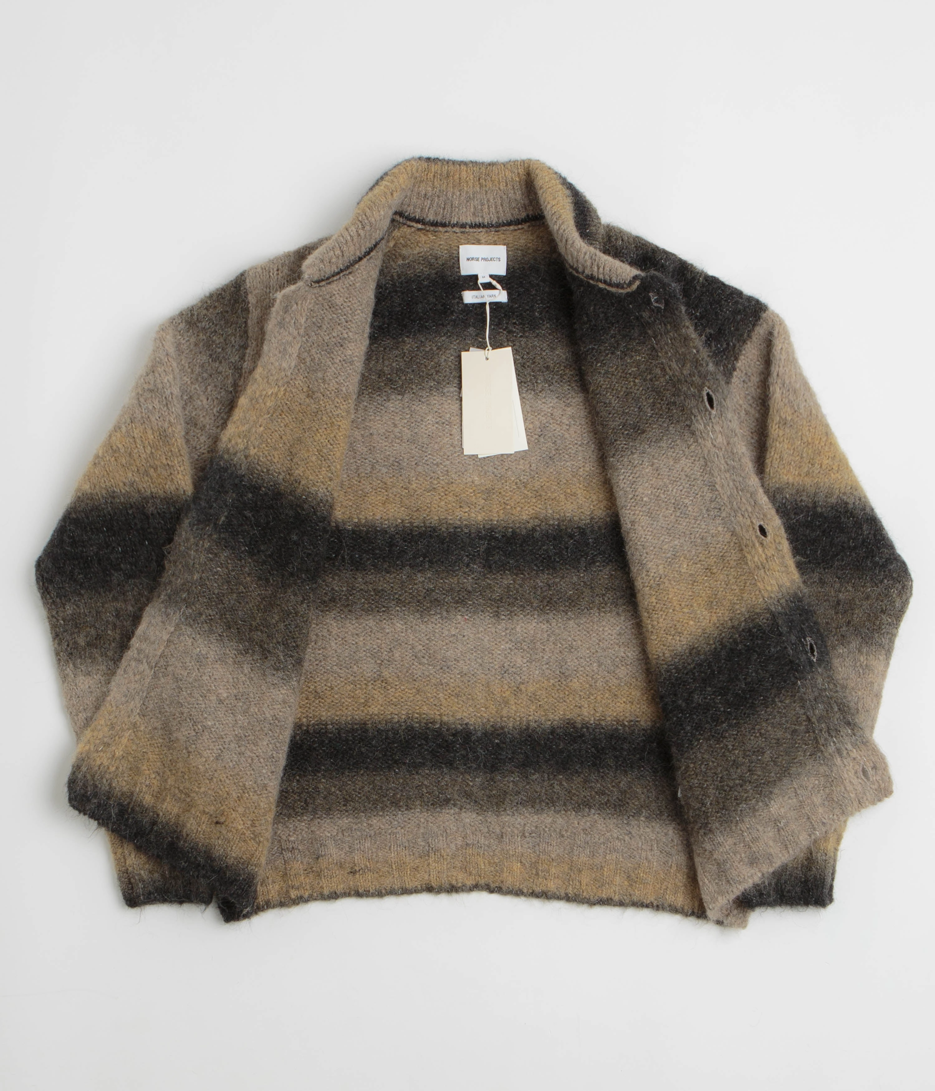 Norse Projects Erik Alpaca Wool Jacket - Utility Khaki Classic Fit