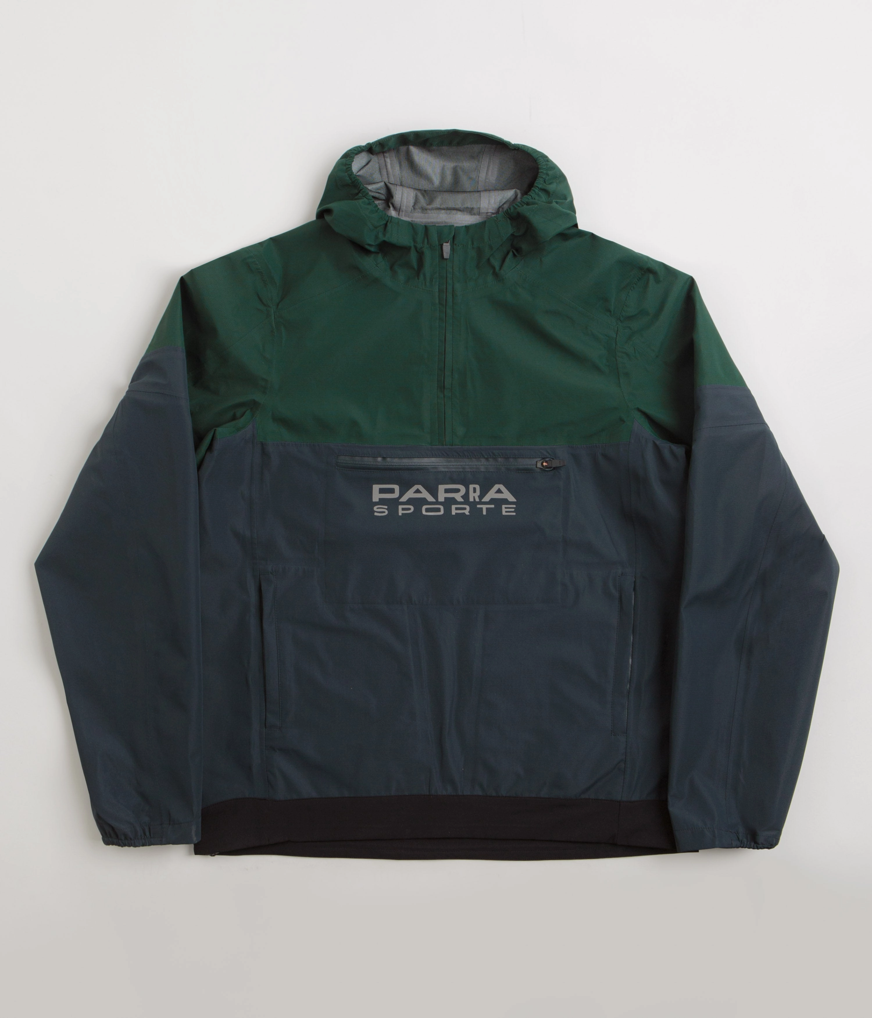 by Parra The Wind Dunes Anorak Jacket - Pine Green Street Fashion