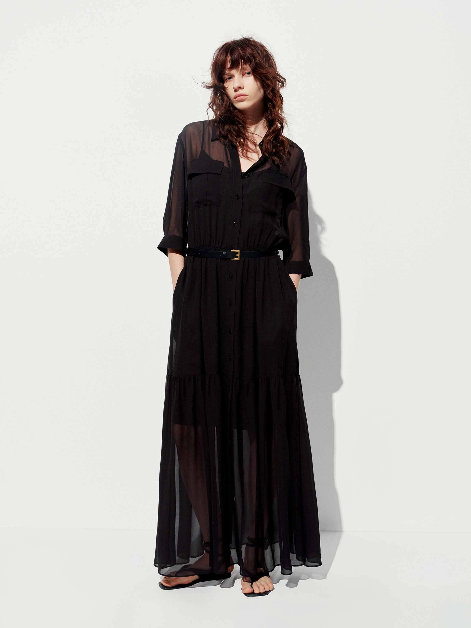 Earthy Hue One Piece Look Include Belt Two Piece Dress
