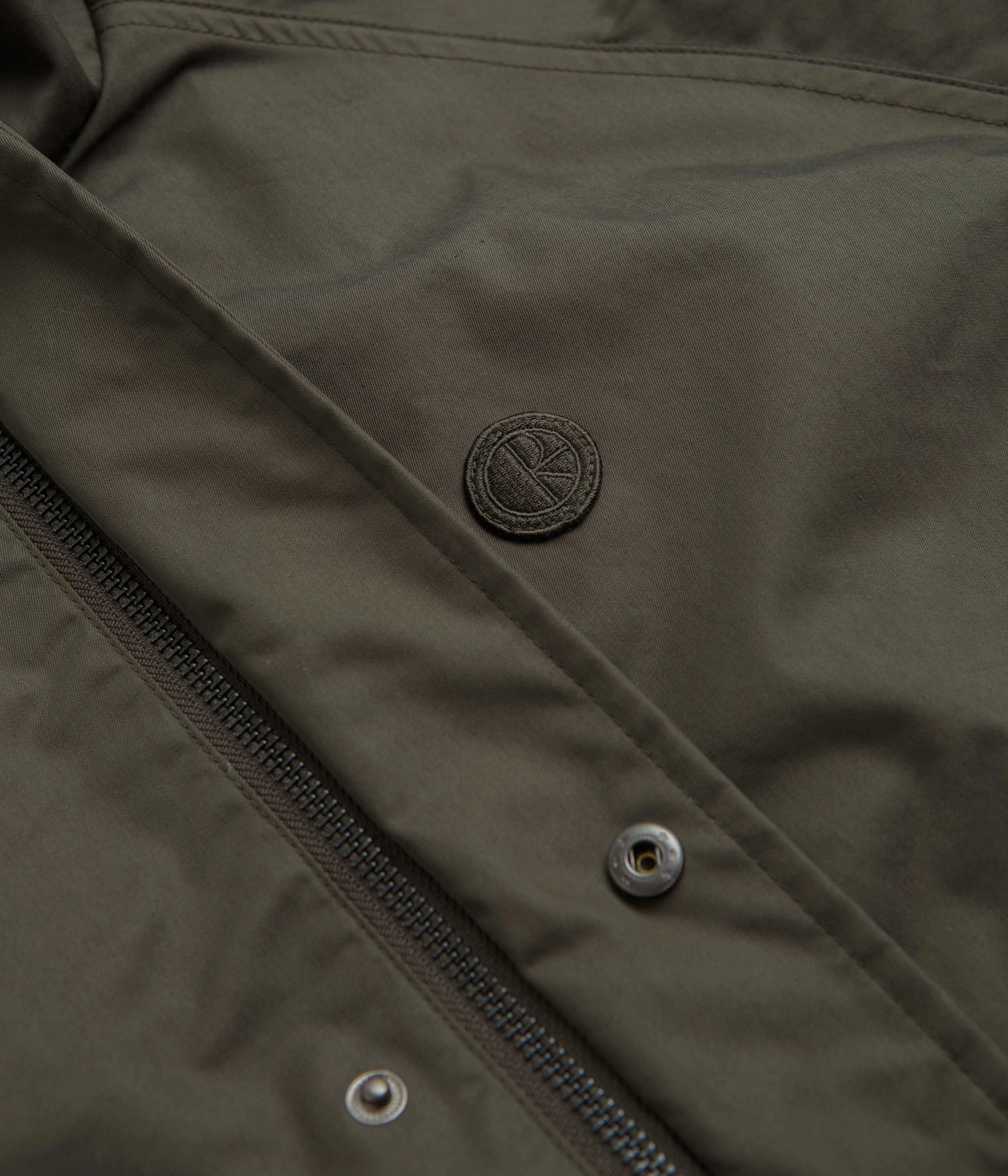 Polar Walter Army Jacket - Army Green Anti Pilling Finish Crisp Look