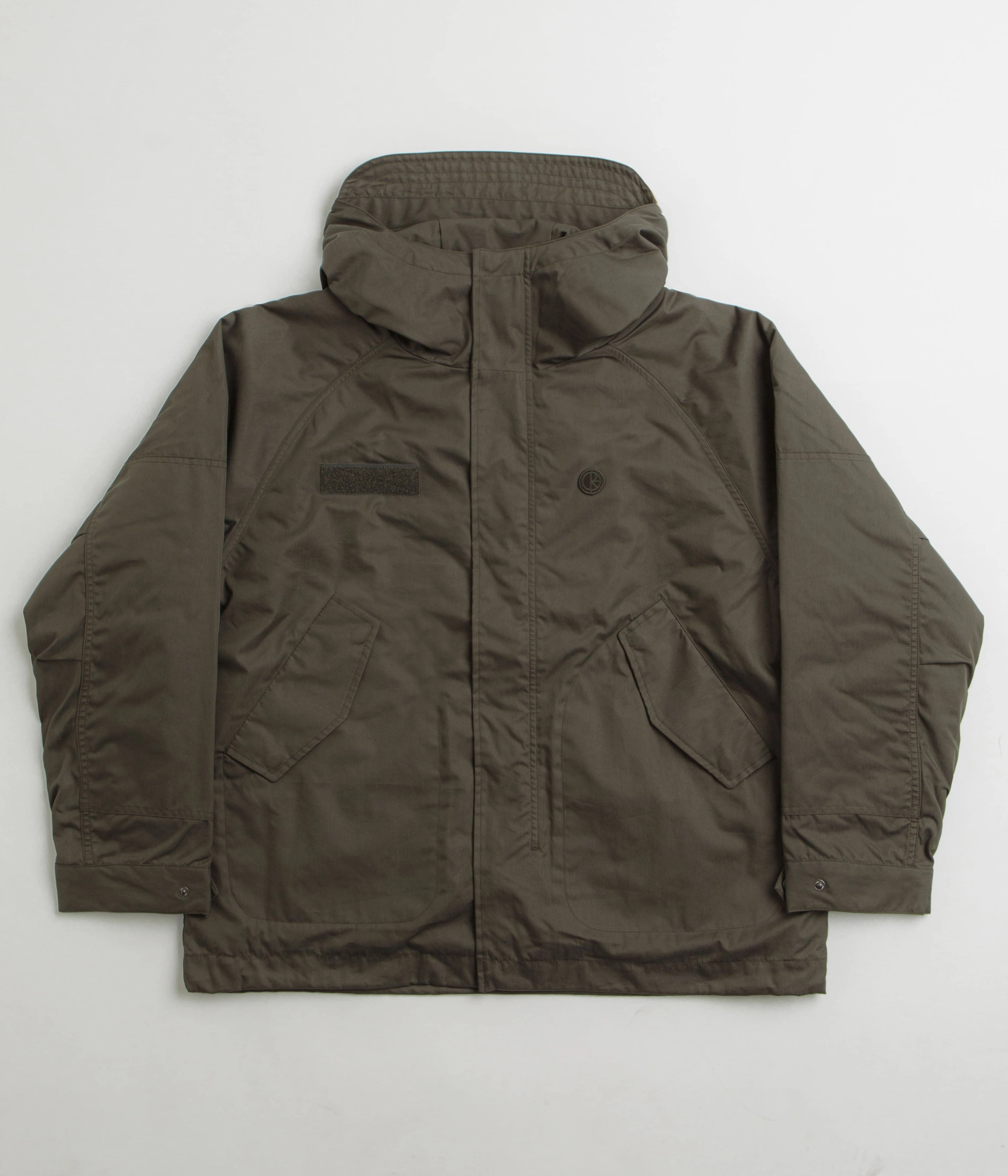 Polar Walter Army Jacket - Army Green Long Sleeve Noise Reduction Design
