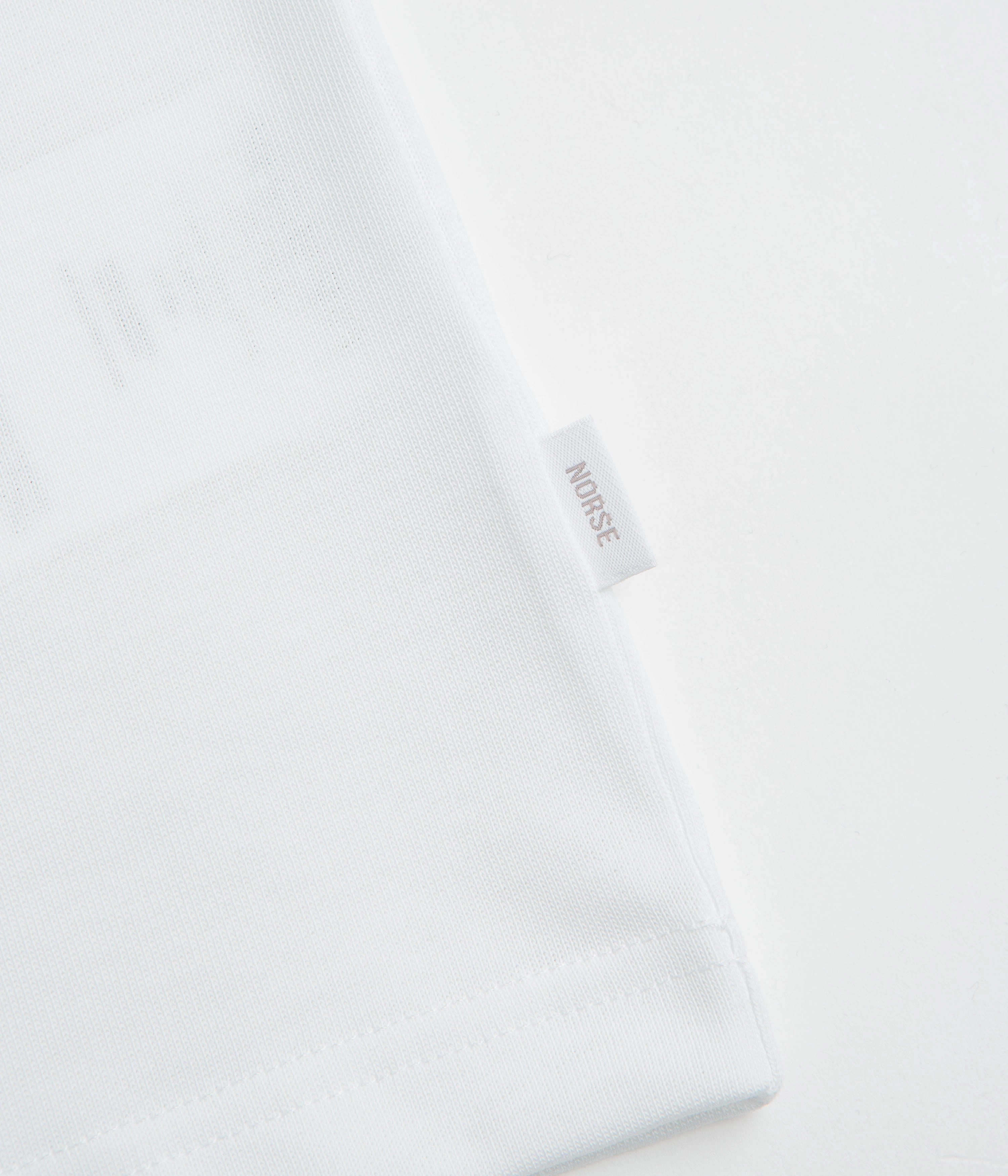 Norse Projects Standard Heavy Loose T-Shirt - White Button Down No Shrink Fabric