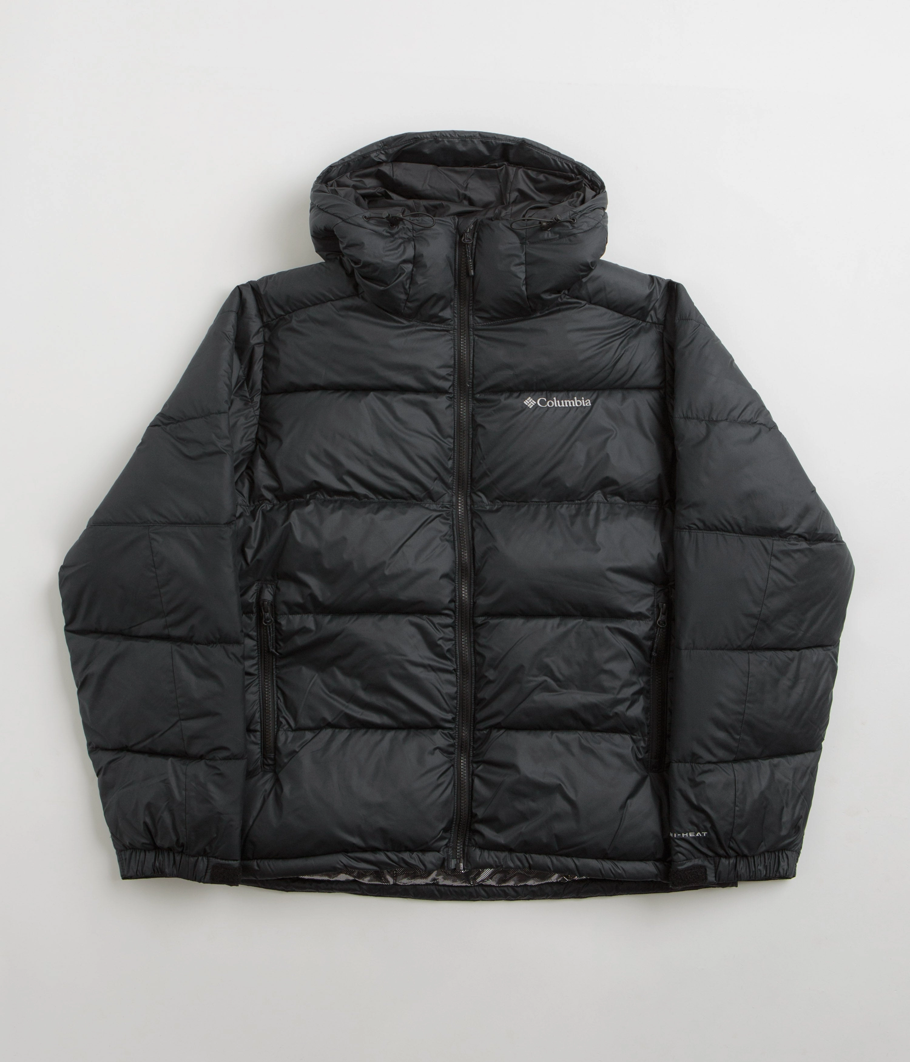 Minimal Aesthetic Columbia Pike Lake II Hooded Jacket - Black / Black