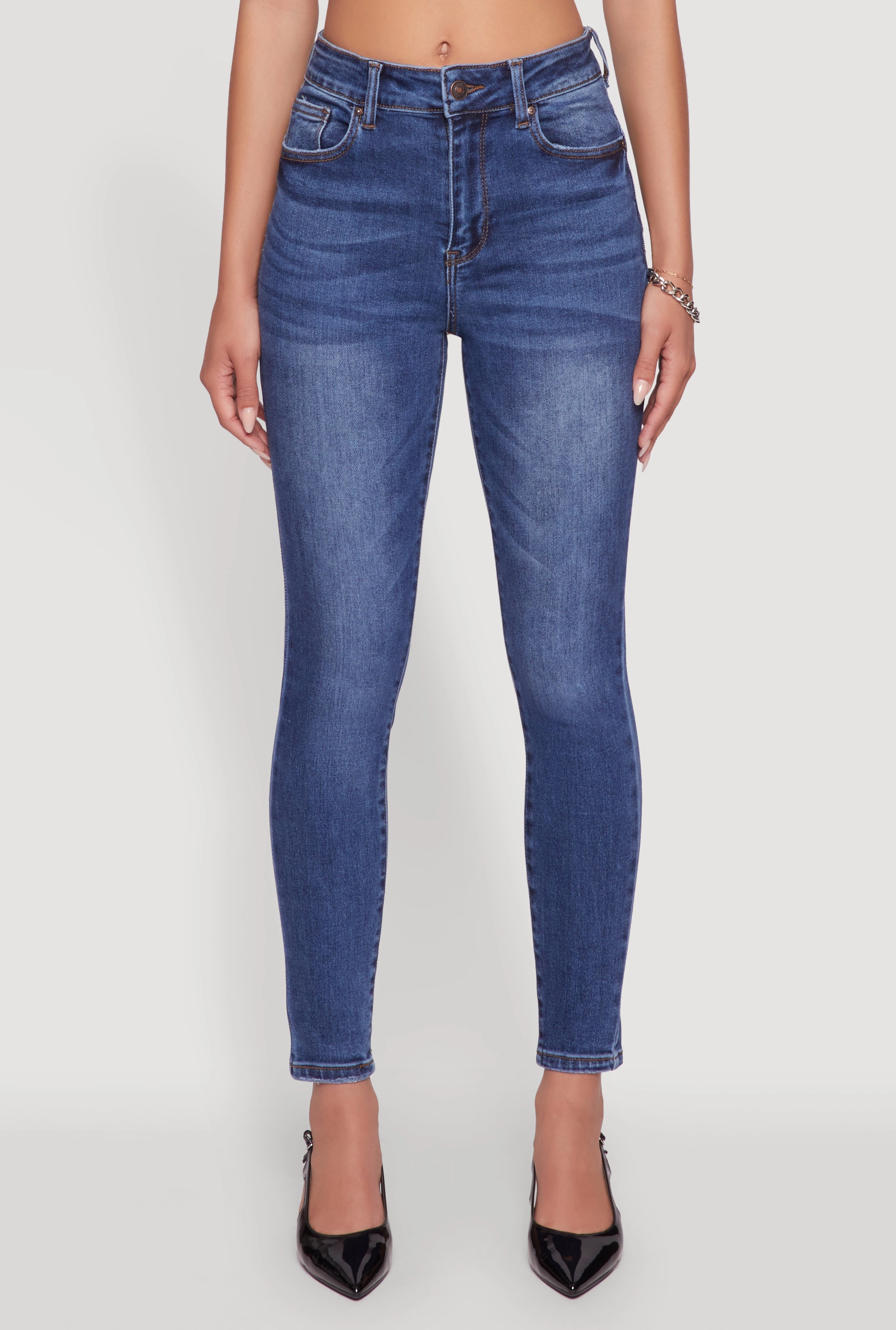 WAX Push Up High Rise Skinny Jeans Pre Washed Denim Night Out Traveler Gear Stylish
