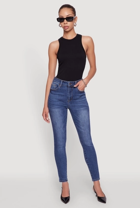 WAX Push Up High Rise Skinny Jeans Organic Cotton Material