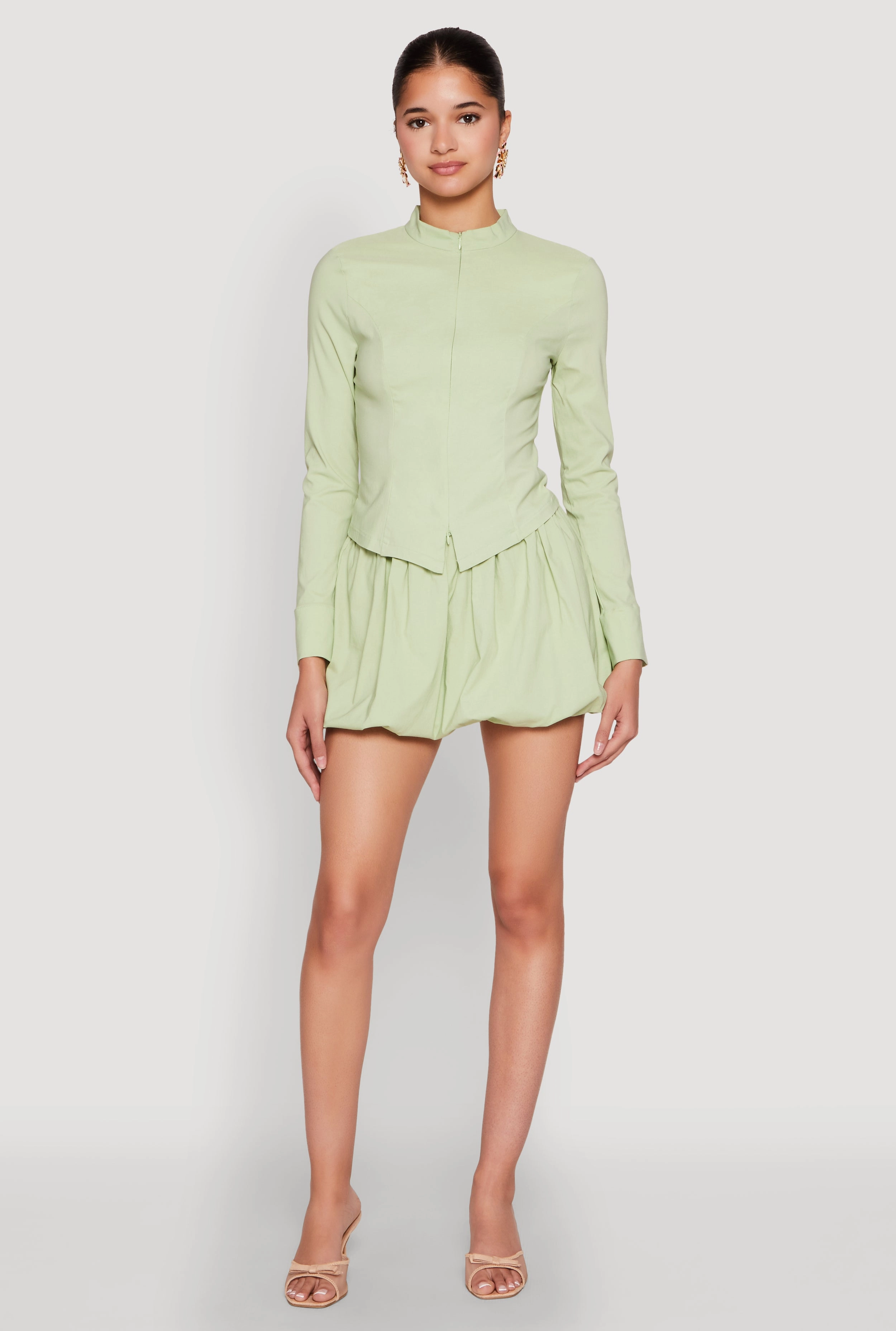 Fast fashion City Wear Iris Bubble Mini Skirt