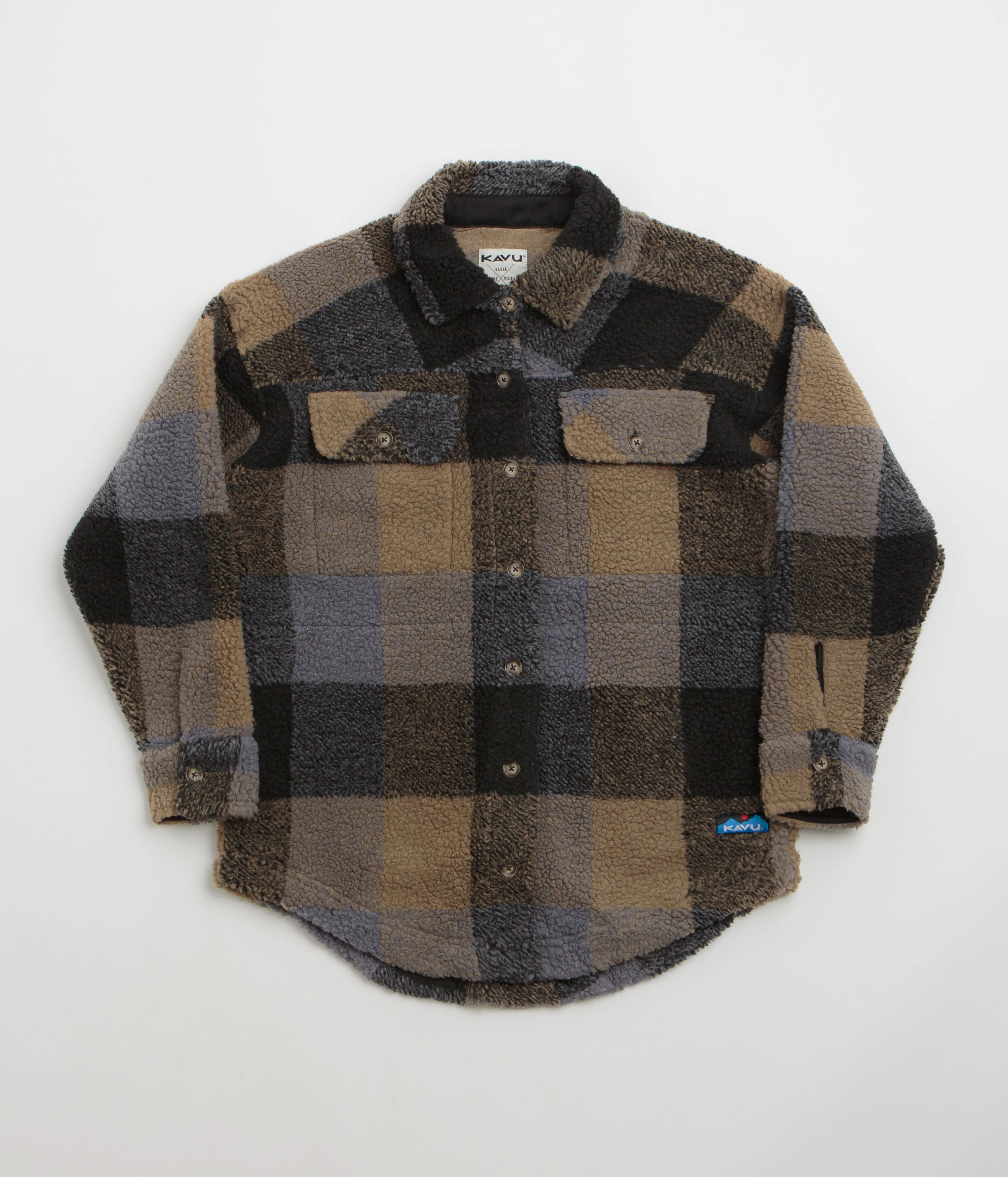 Kavu Womens Northern Sky Shirt Jacket - Nightshade Plaid Interchangeable Liners Lightweight Design