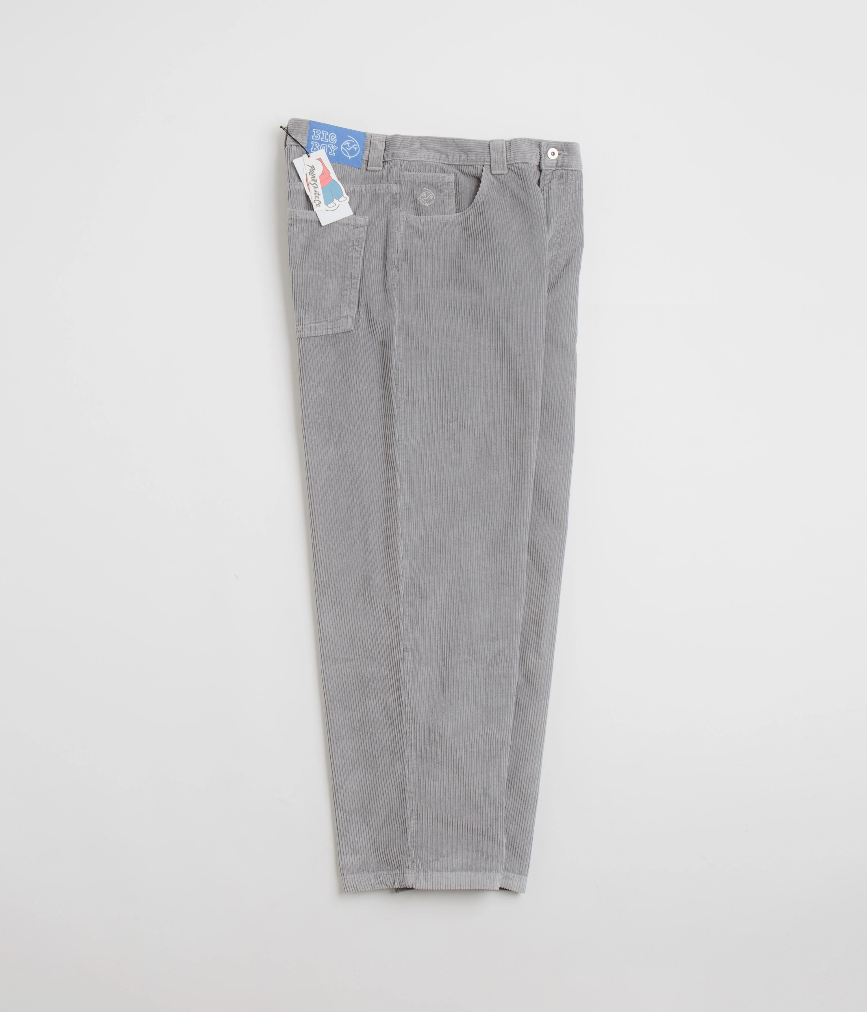 PermeableCloth Flexible Performance Wear Polar Big Boy Cord Pants - Silver
