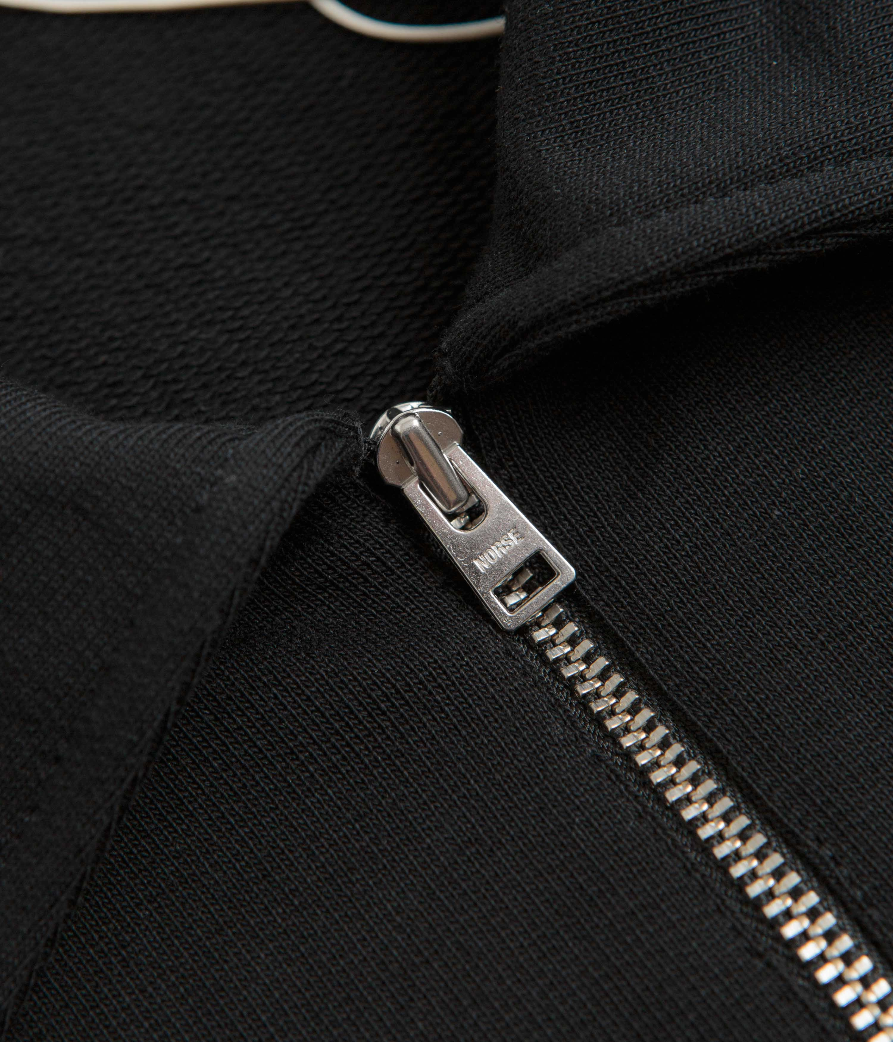 Layered Style Stylish Apparel Norse Projects Standard Half Zip Sweatshirt - Black