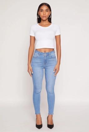 WAX Stretch High Waisted Skinny Jeans Traveler Gear Winter Warmth Smooth