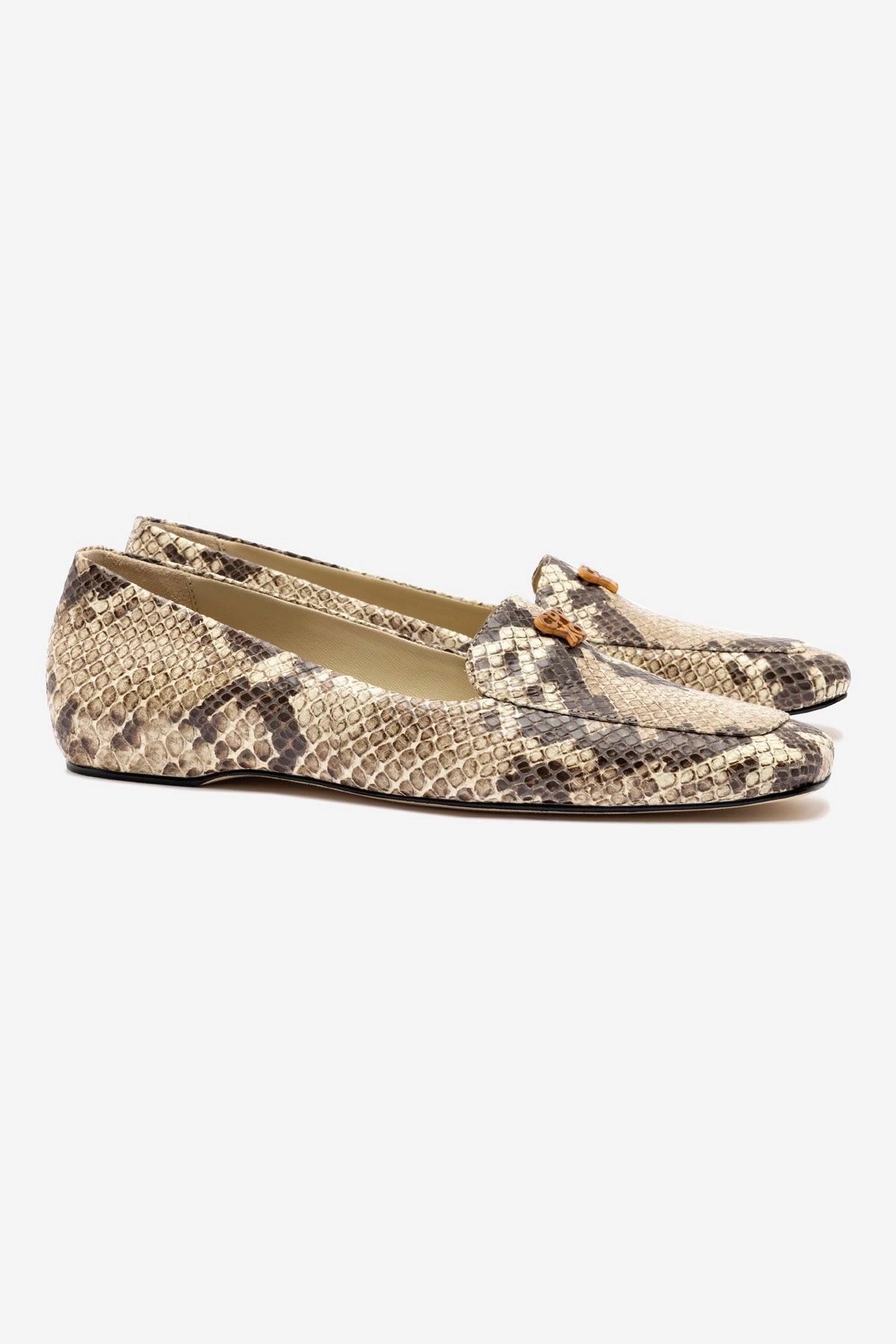Larroud?? x CPPXO Loafer In Neutral Snake Leather Supportive Fit Way Guard